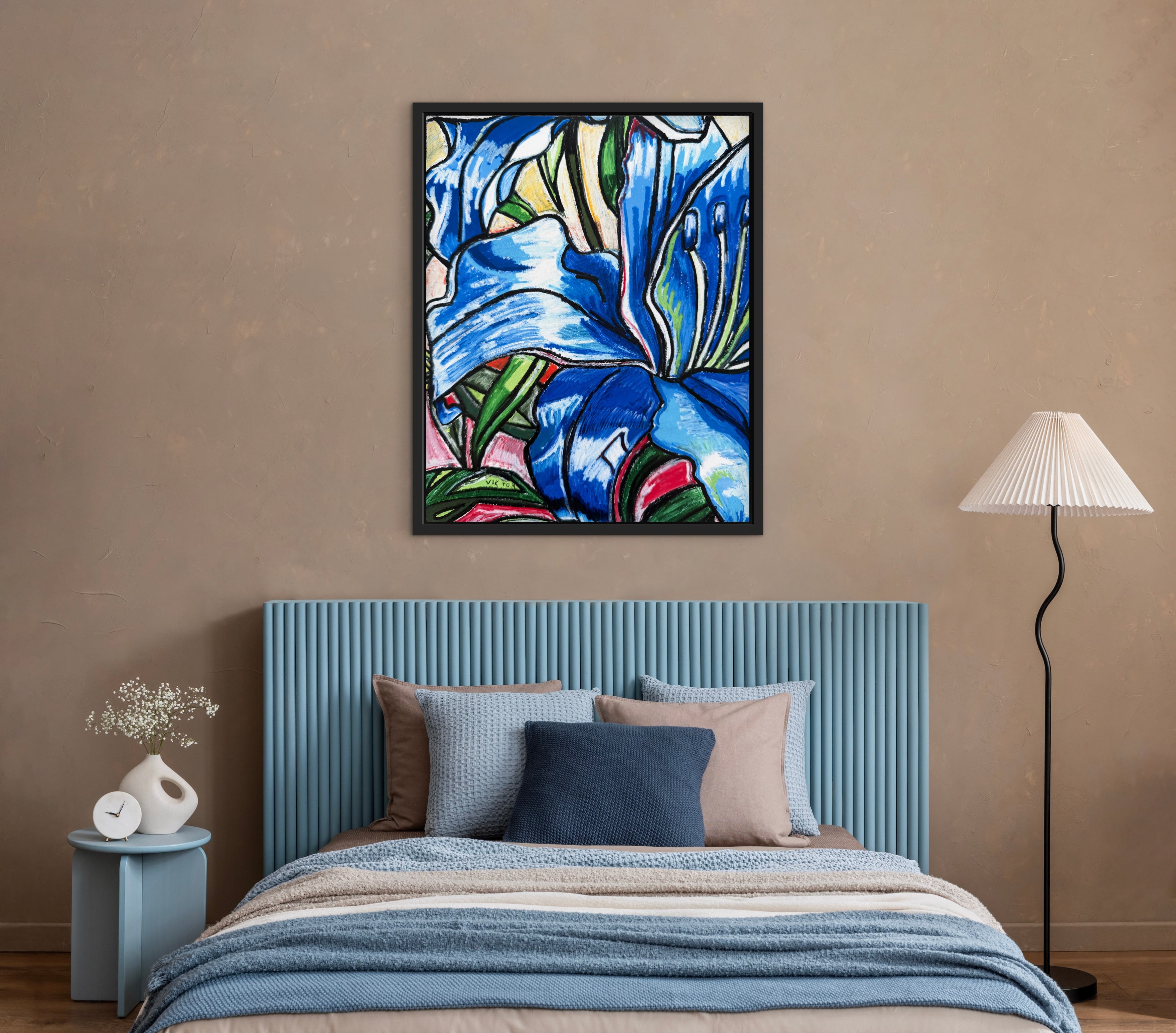 Blue Lily - Art Prints detail image - Resin Society