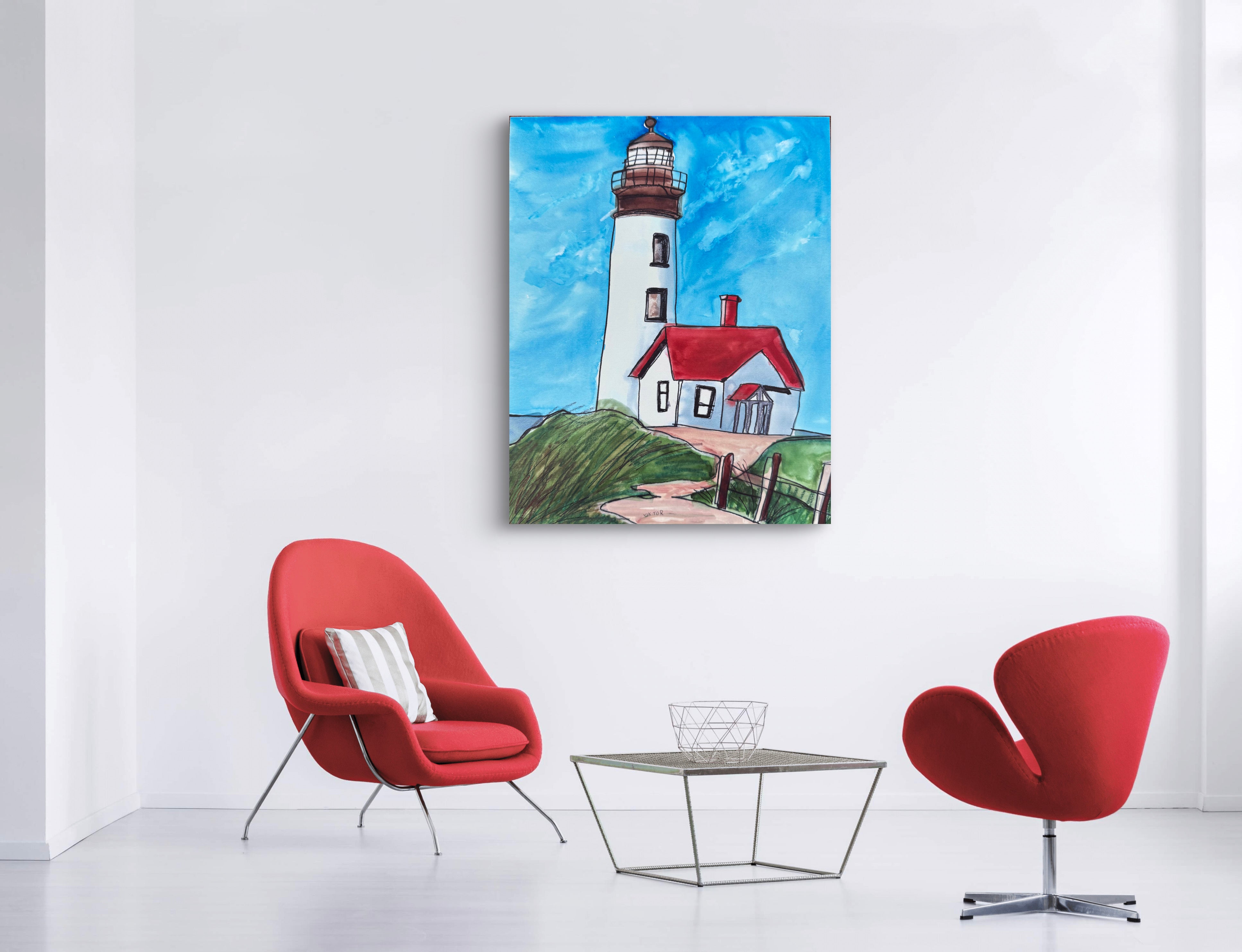 Lighthouse V - Art Prints detail image - Resin Society