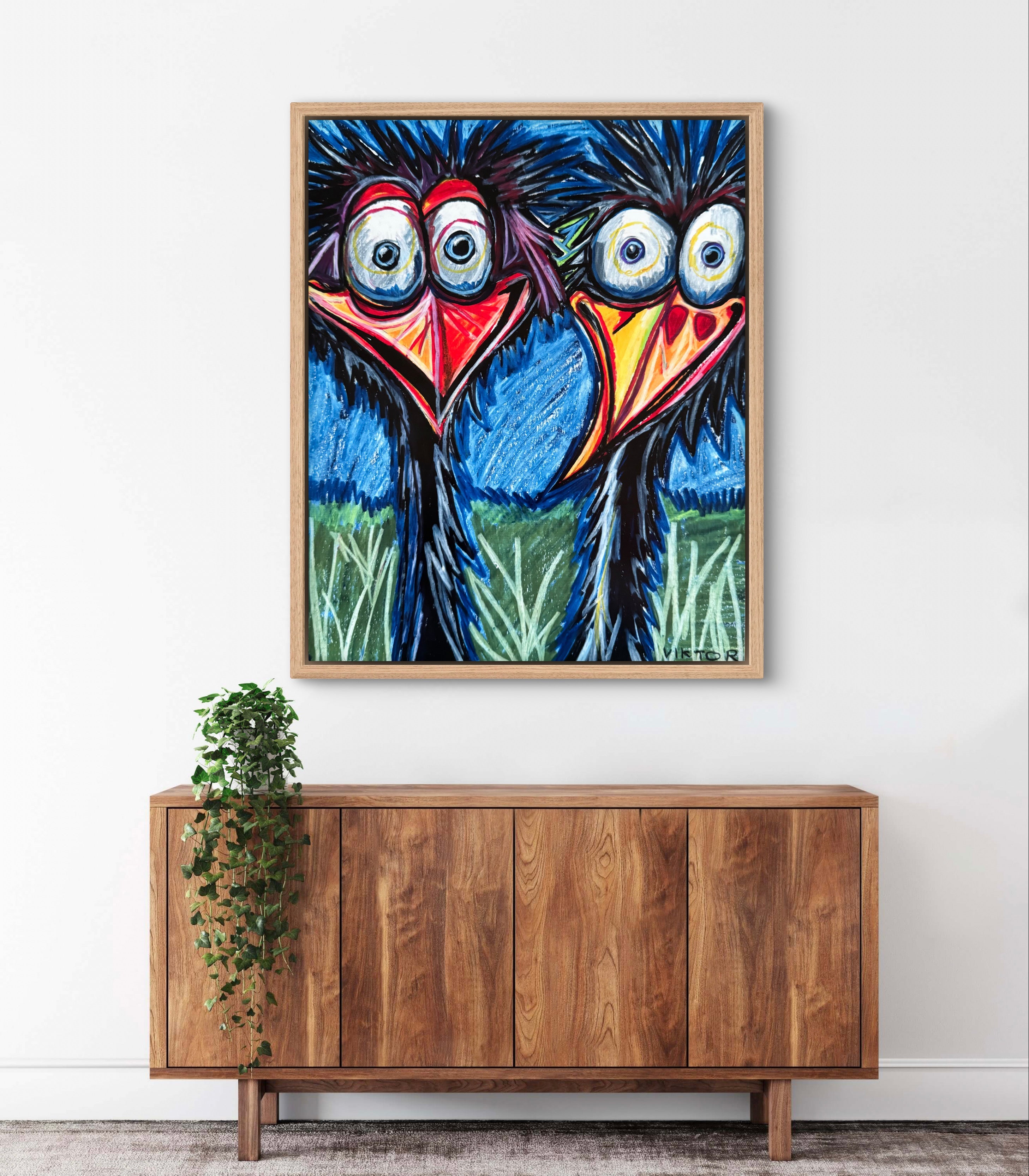 Crazy Birds - Art Prints detail image - Resin Society