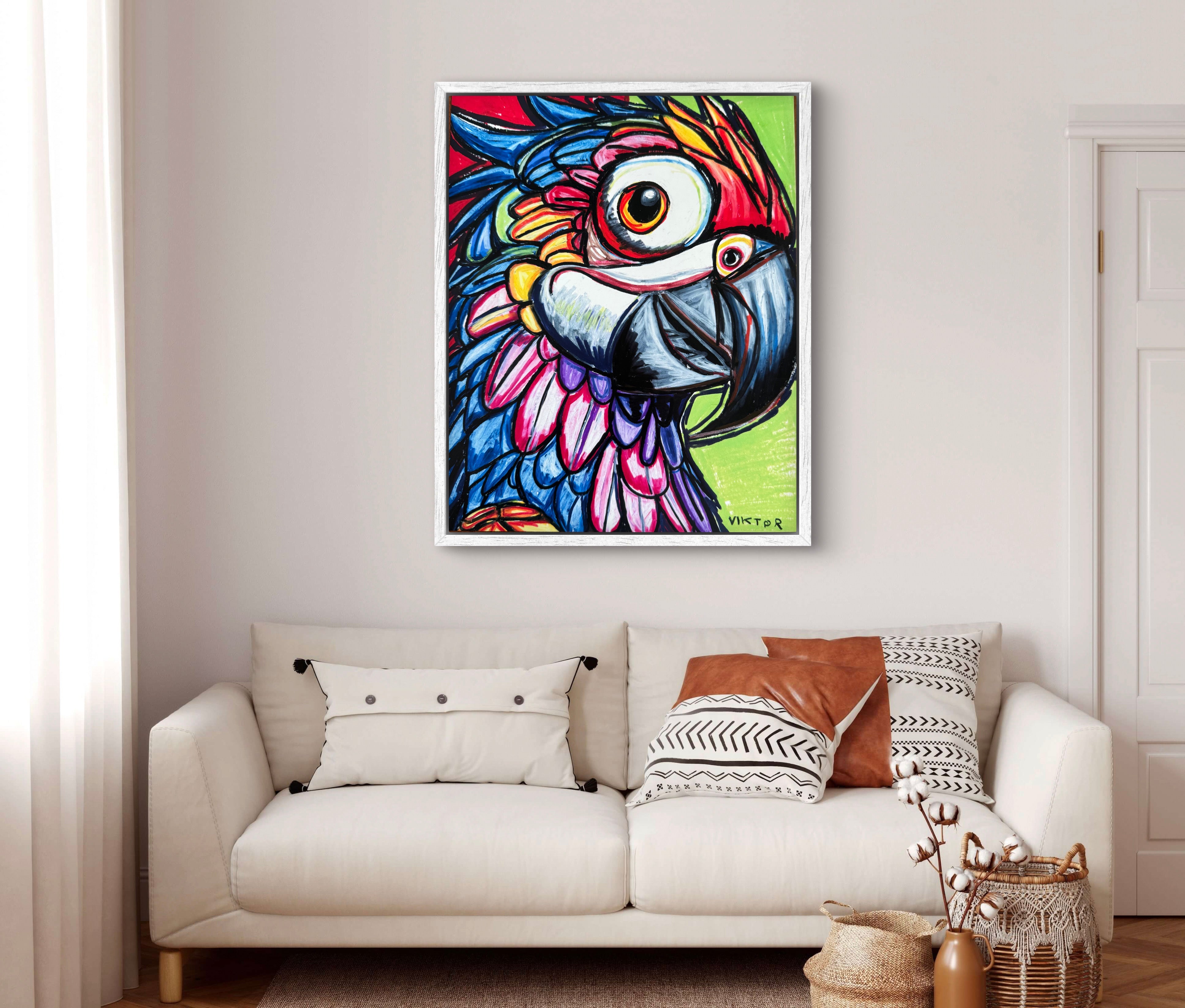Colorful Parrot - Art Prints detail image - Resin Society