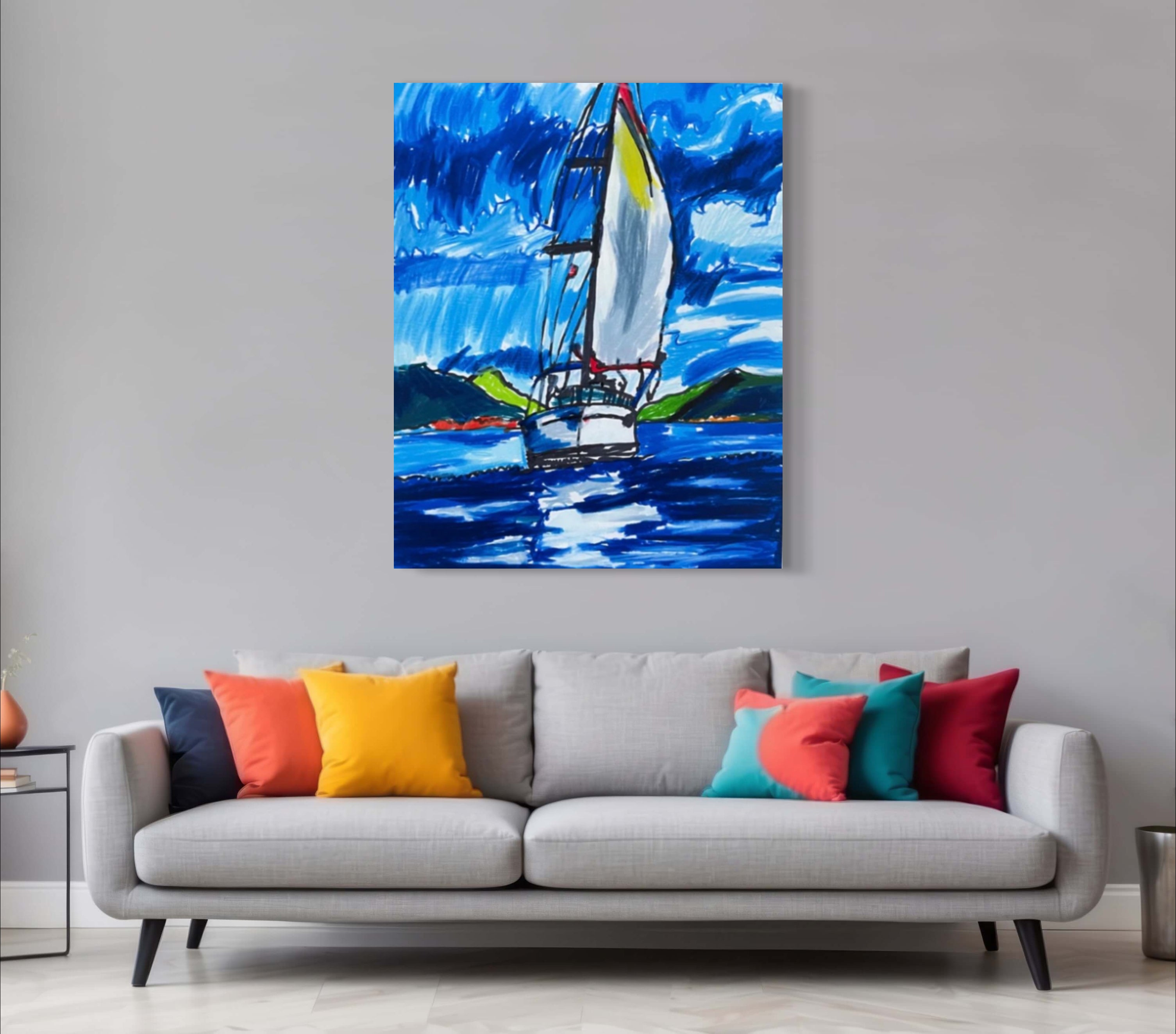 Sailing boat - Art Prints detail image - Resin Society