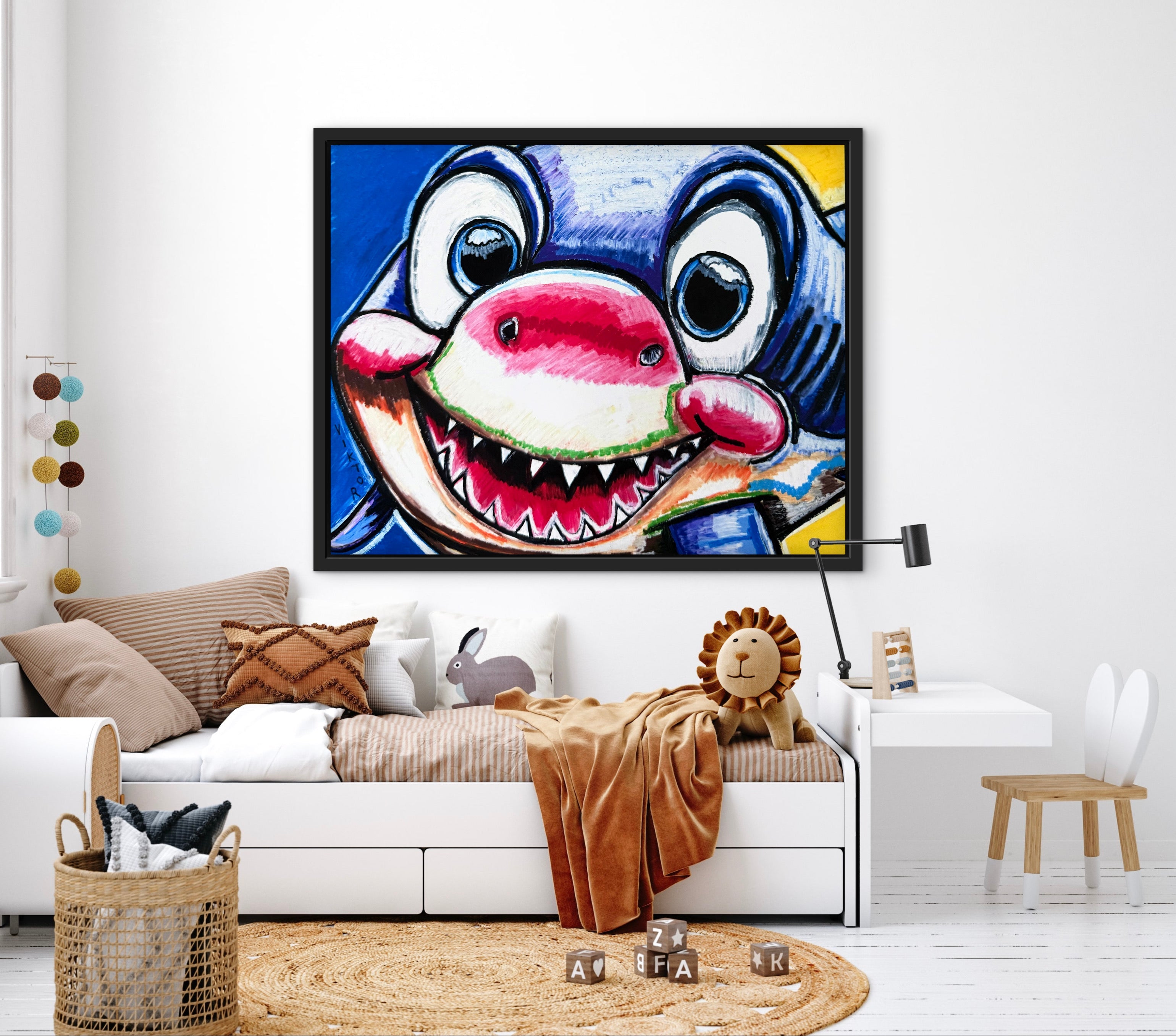 Friendly Smile - Art Prints by Vichy's Art - Resin Society