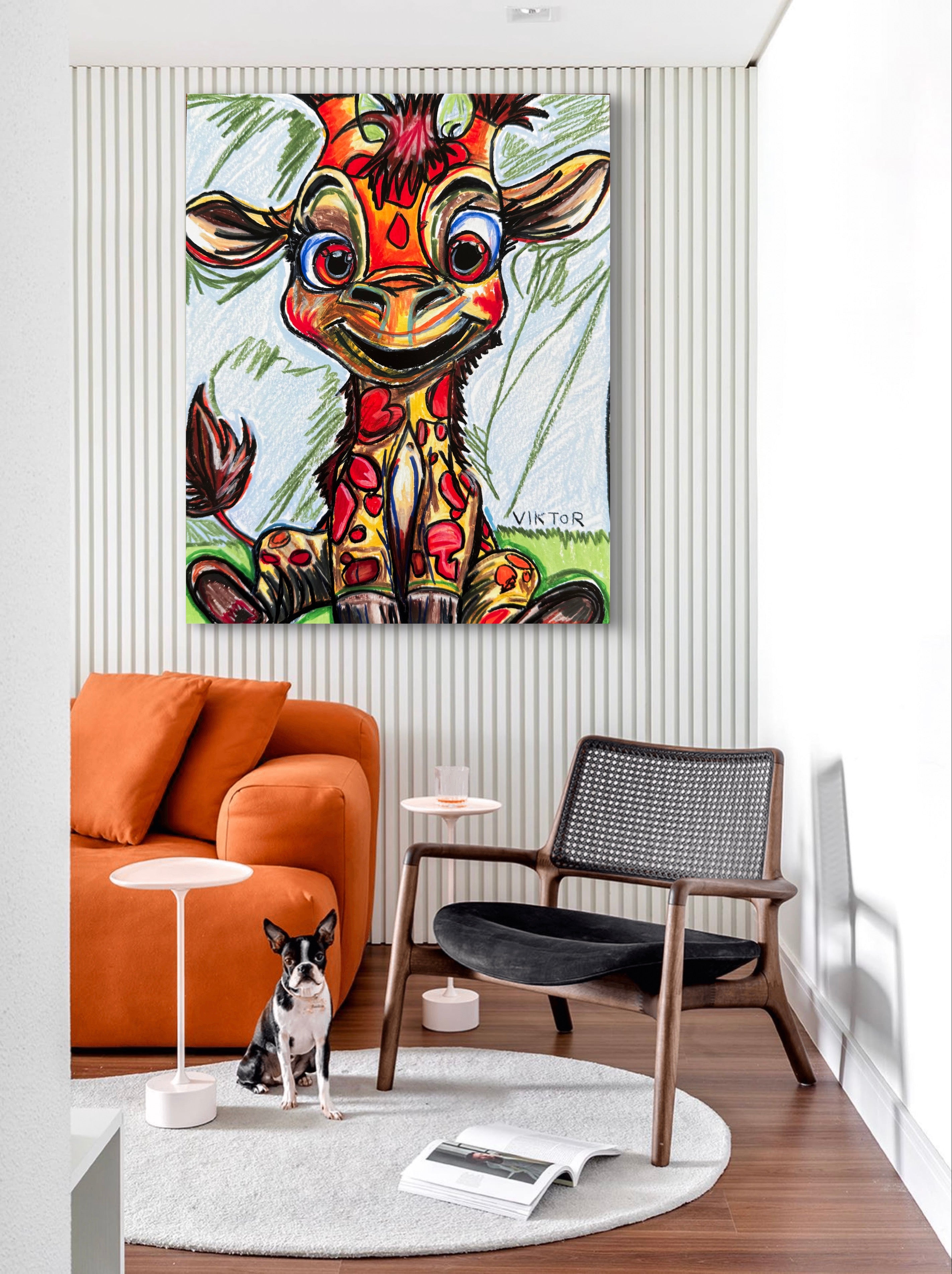 Baby Giraffe - Art Prints detail image - Resin Society