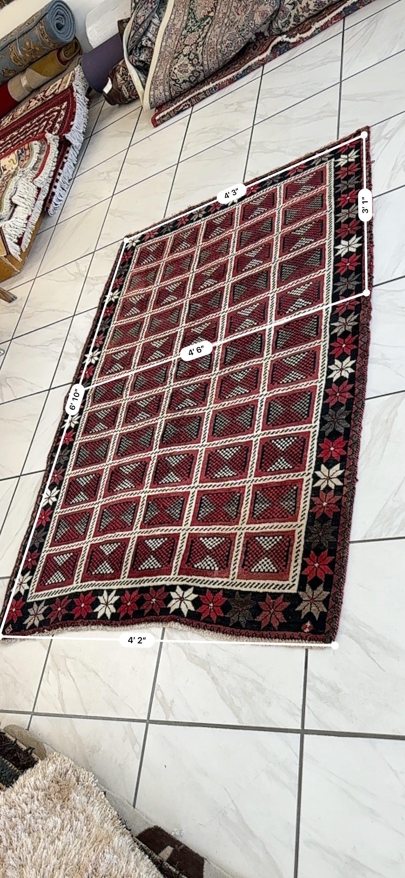 Hand-knotted Persian Tribal Khorramabad Wool Rug 4’3” x 6’10” by Rugistan - product image 11 for Resin Society