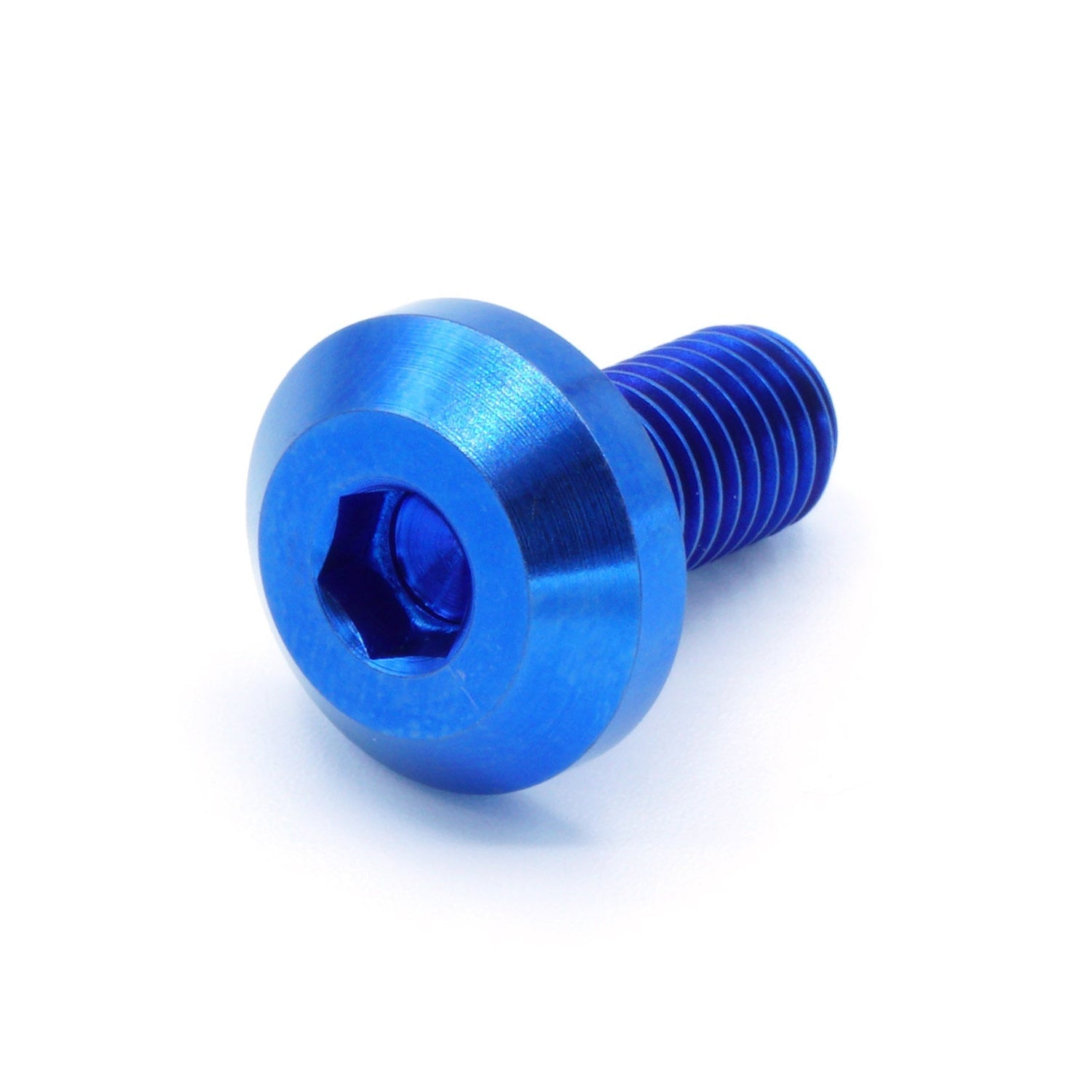 M7 x 1.00 x 15mm titanium motor head bolt in various finishes