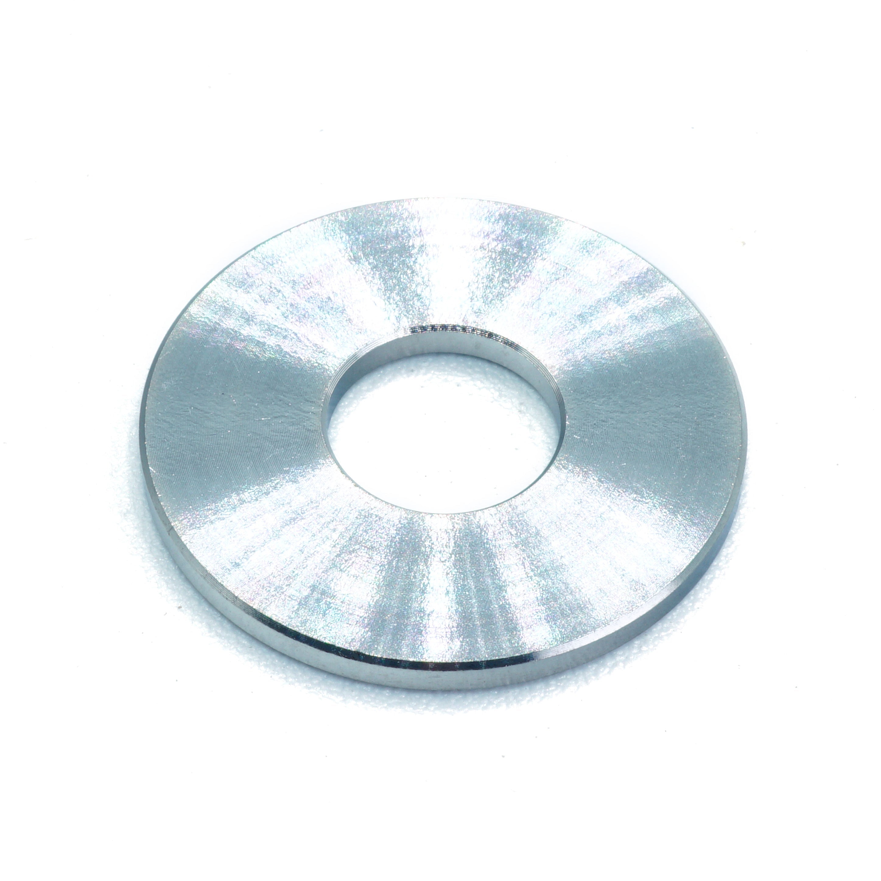 M8 Titanium Washer in various finishes including Polished, Blue, Gold, Cosmic Burn, Purple, Black, and Oil Slick
