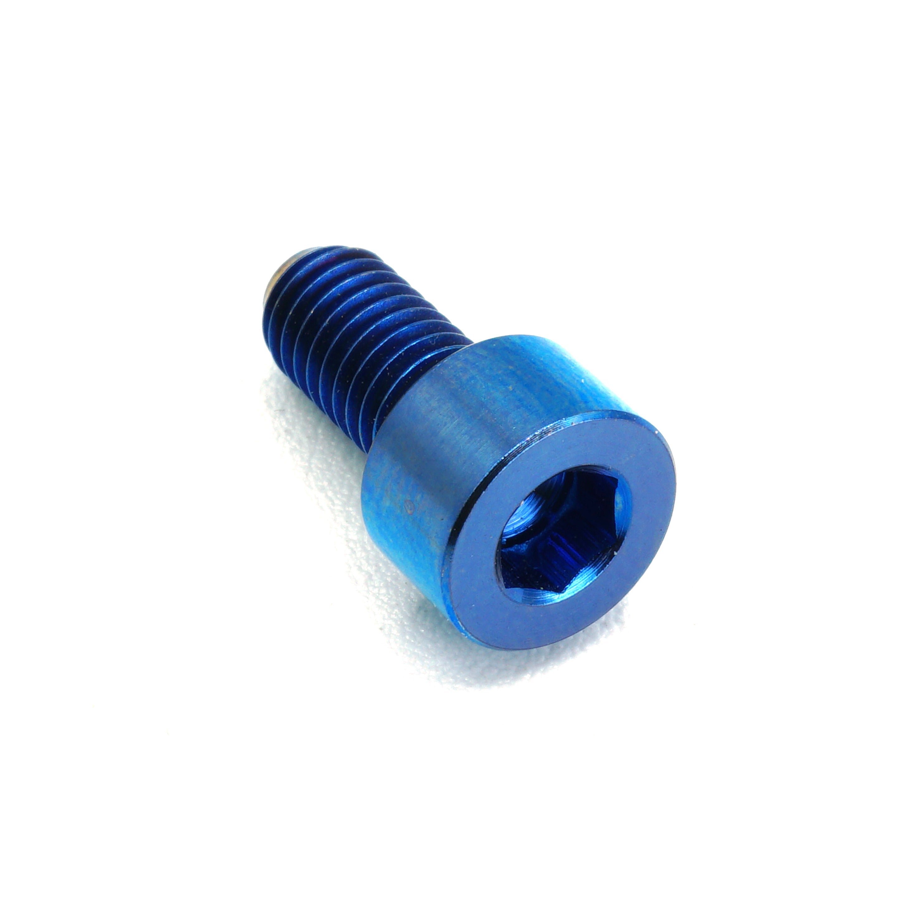 M5 x .8 x 15mm Titanium Socket Cap Bolt in polished finish