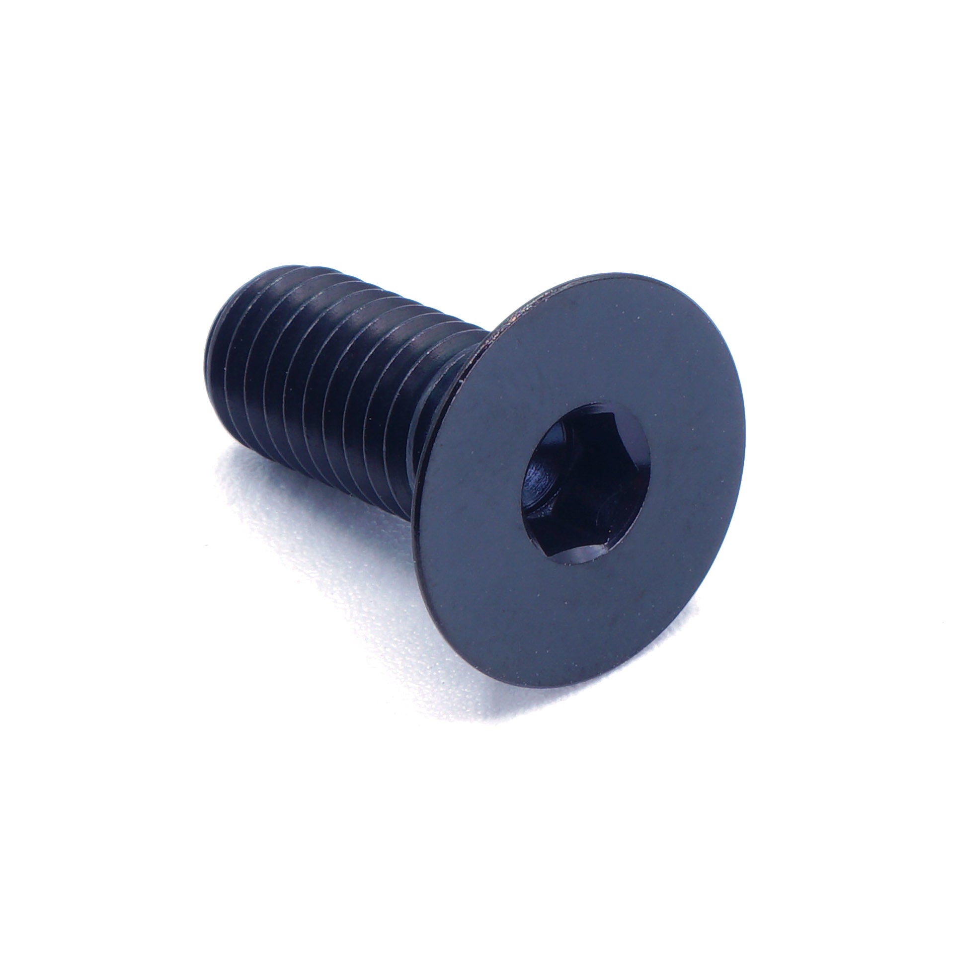 M8 x 1.25 x 20mm Titanium Countersunk Bolt in polished finish