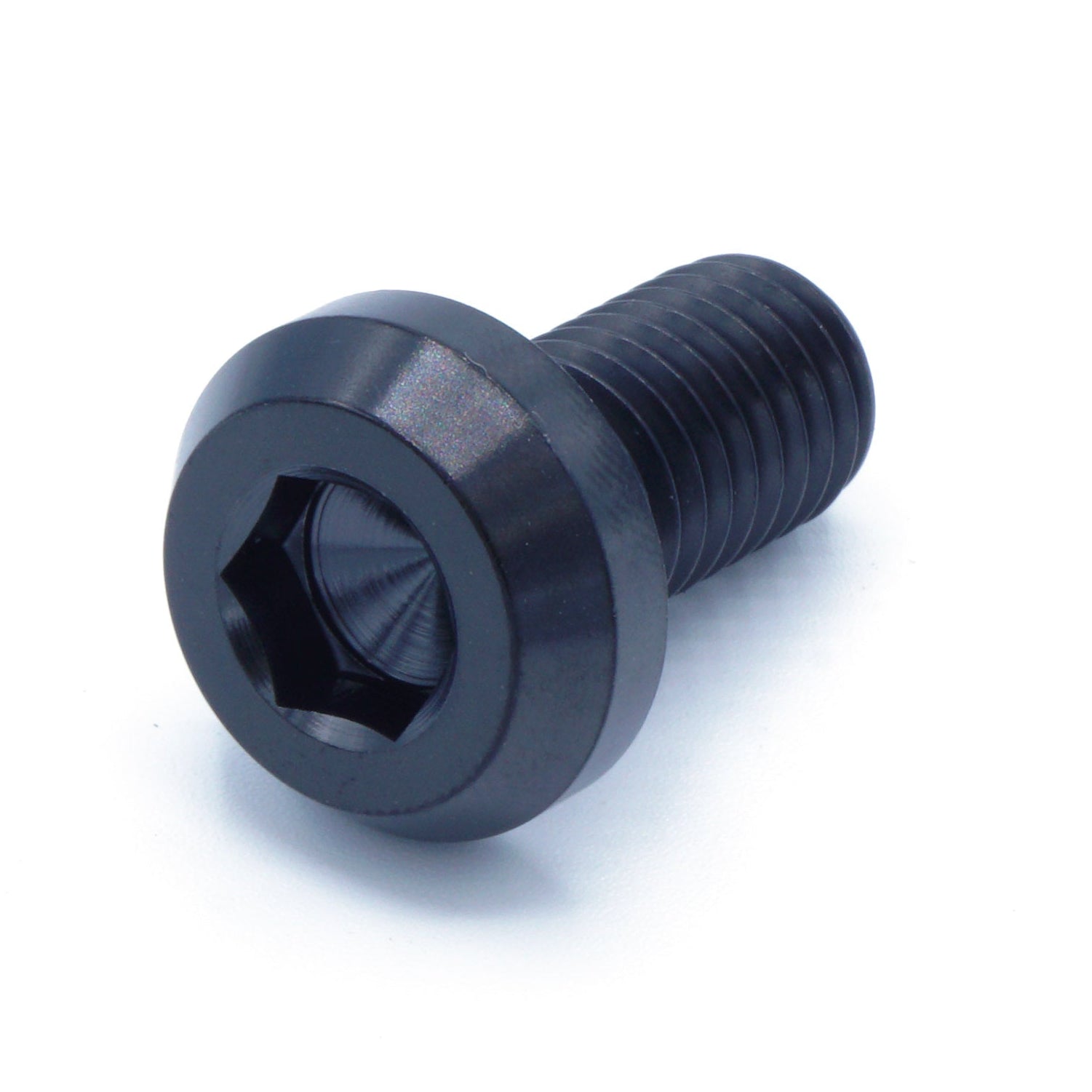 M10 x 1.50 x 20mm titanium motor head bolt in polished finish