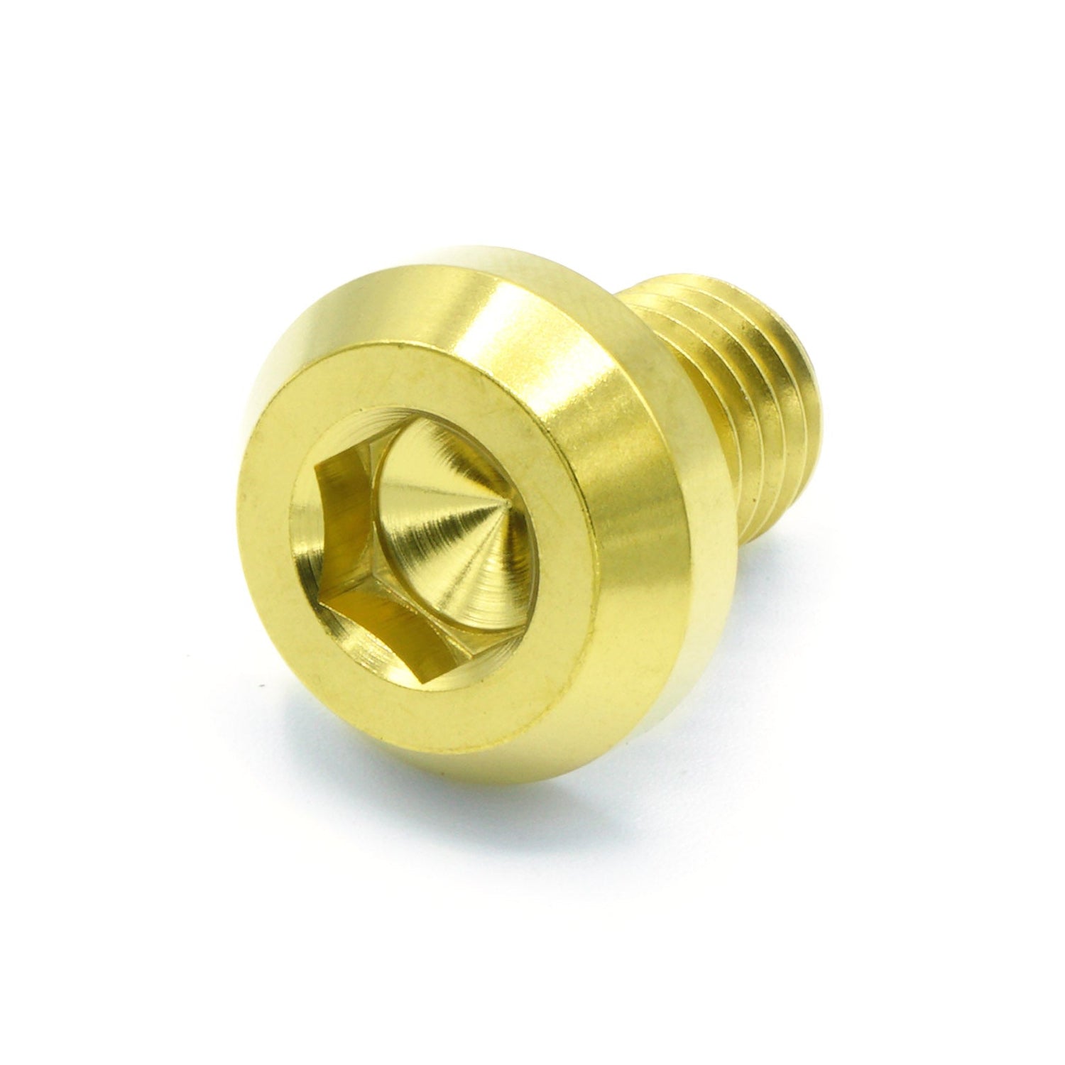 M10 x 1.25 x 15mm Titanium Motor Head Bolt in various finishes