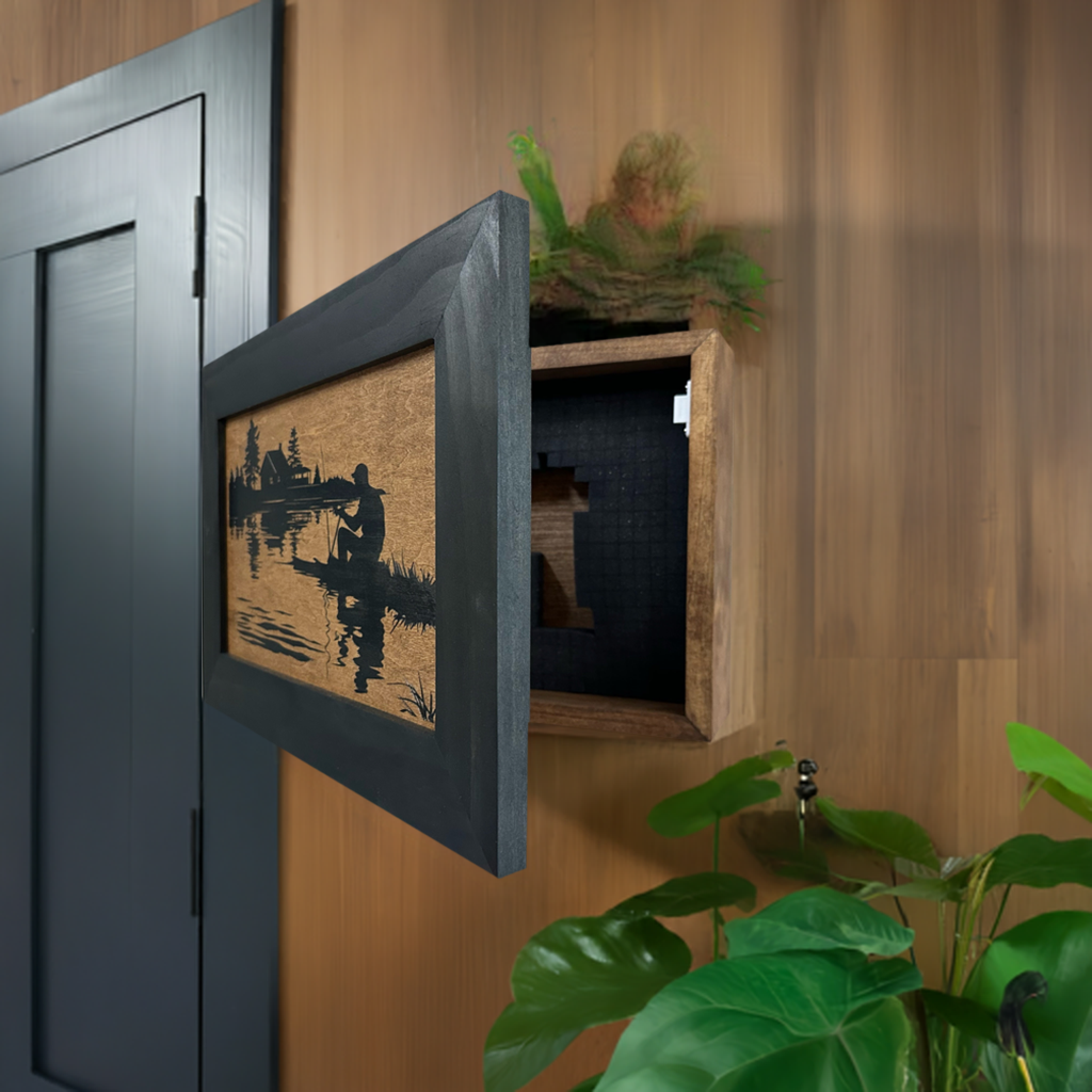 Rather Be Fishing Hidden Gun Safe by Bellewood Designs - product image 16 for Resin Society