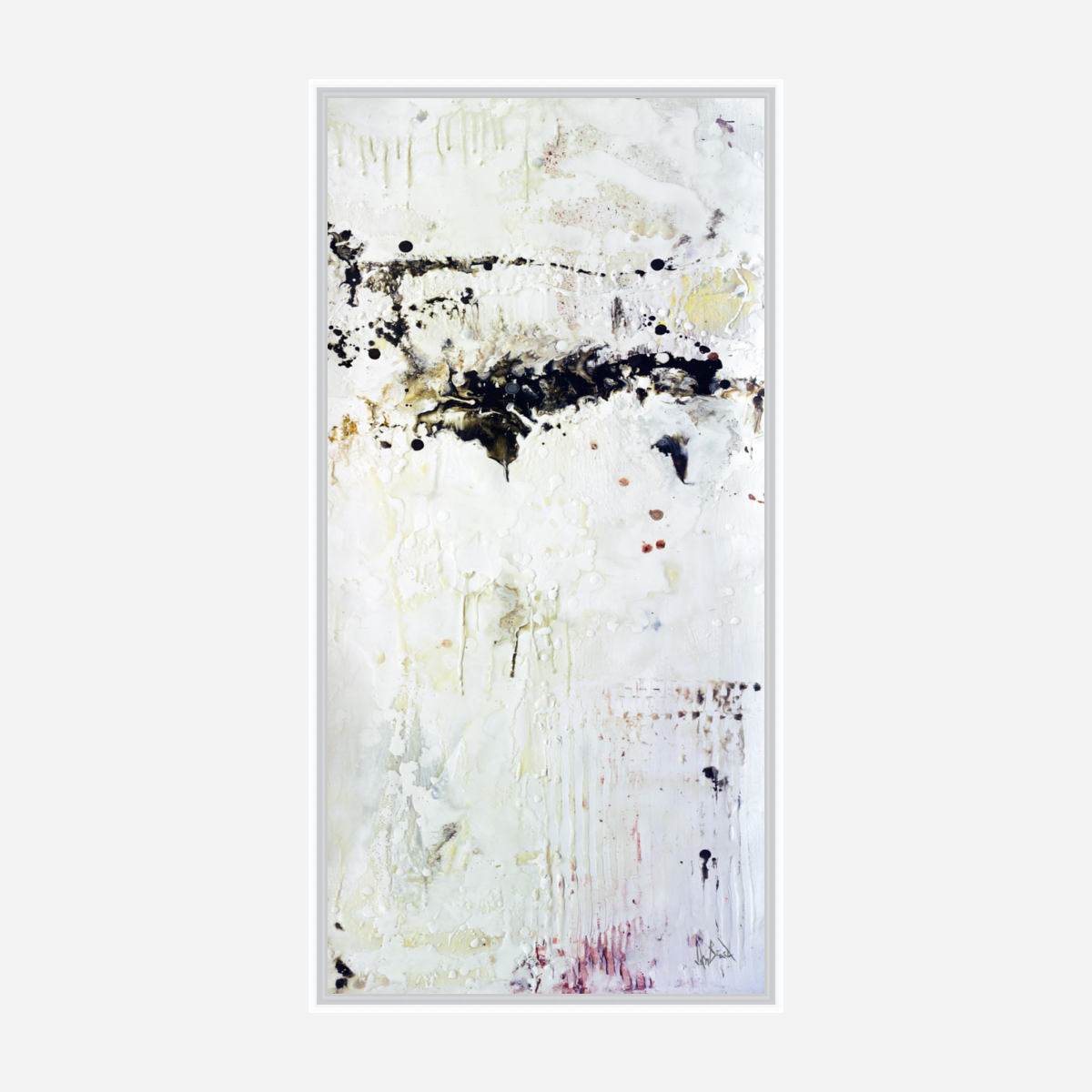 Ink Wax Paint II Artist Enhanced Canvas Print by John Beard Collection - product image 7 for Resin Society