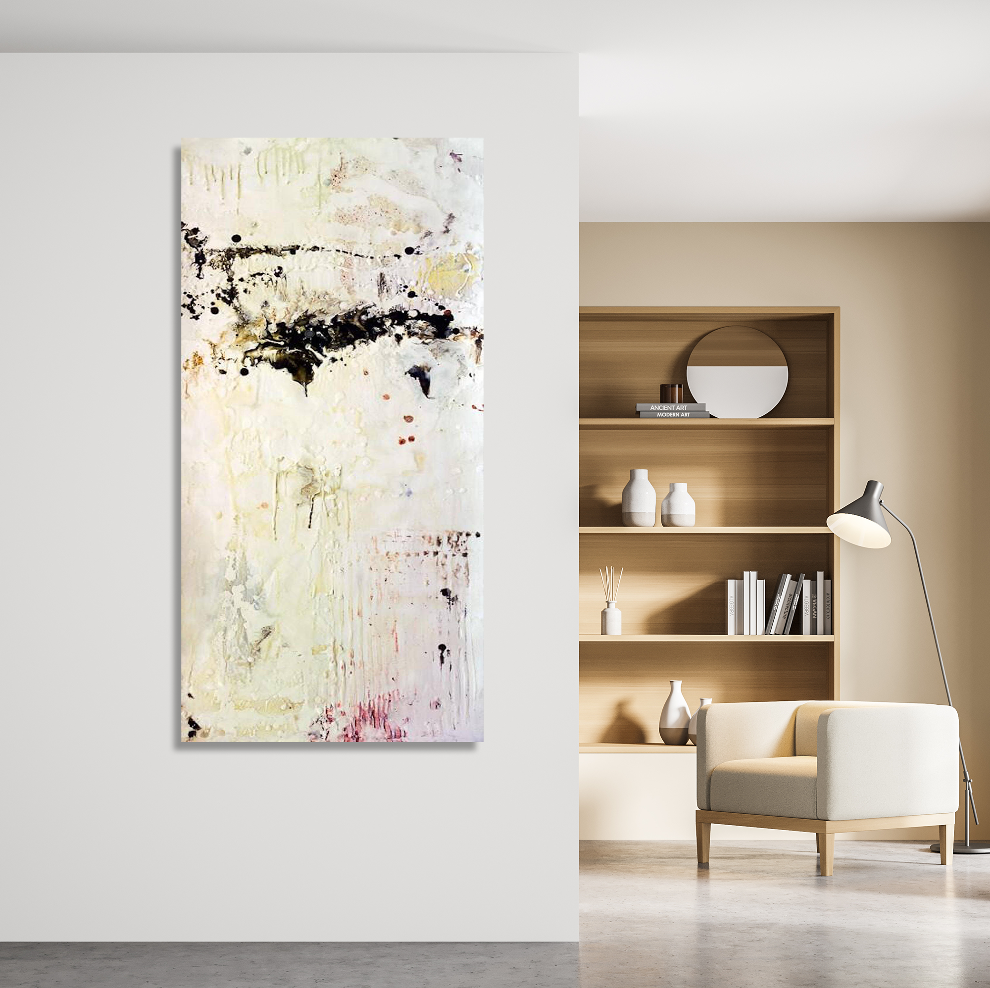 Ink Wax Paint II Artist Enhanced Canvas Print by John Beard Collection - product image 4 for Resin Society