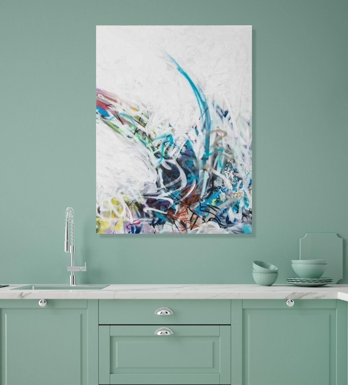 Irrevocably Artist Enhanced Canvas Print by John Beard Collection - product image 4 for Resin Society