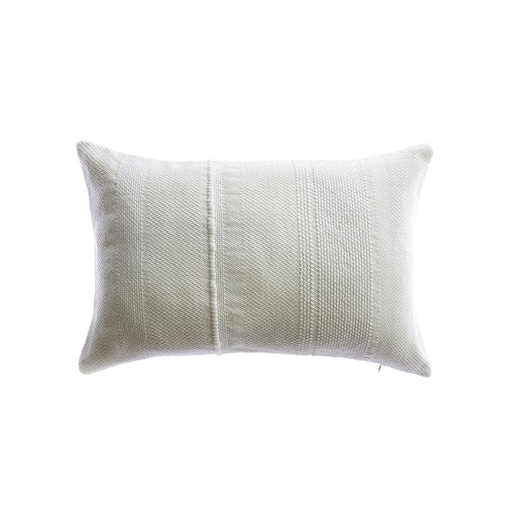 Ivory Chic Lumbar Pillow by Homelosophy