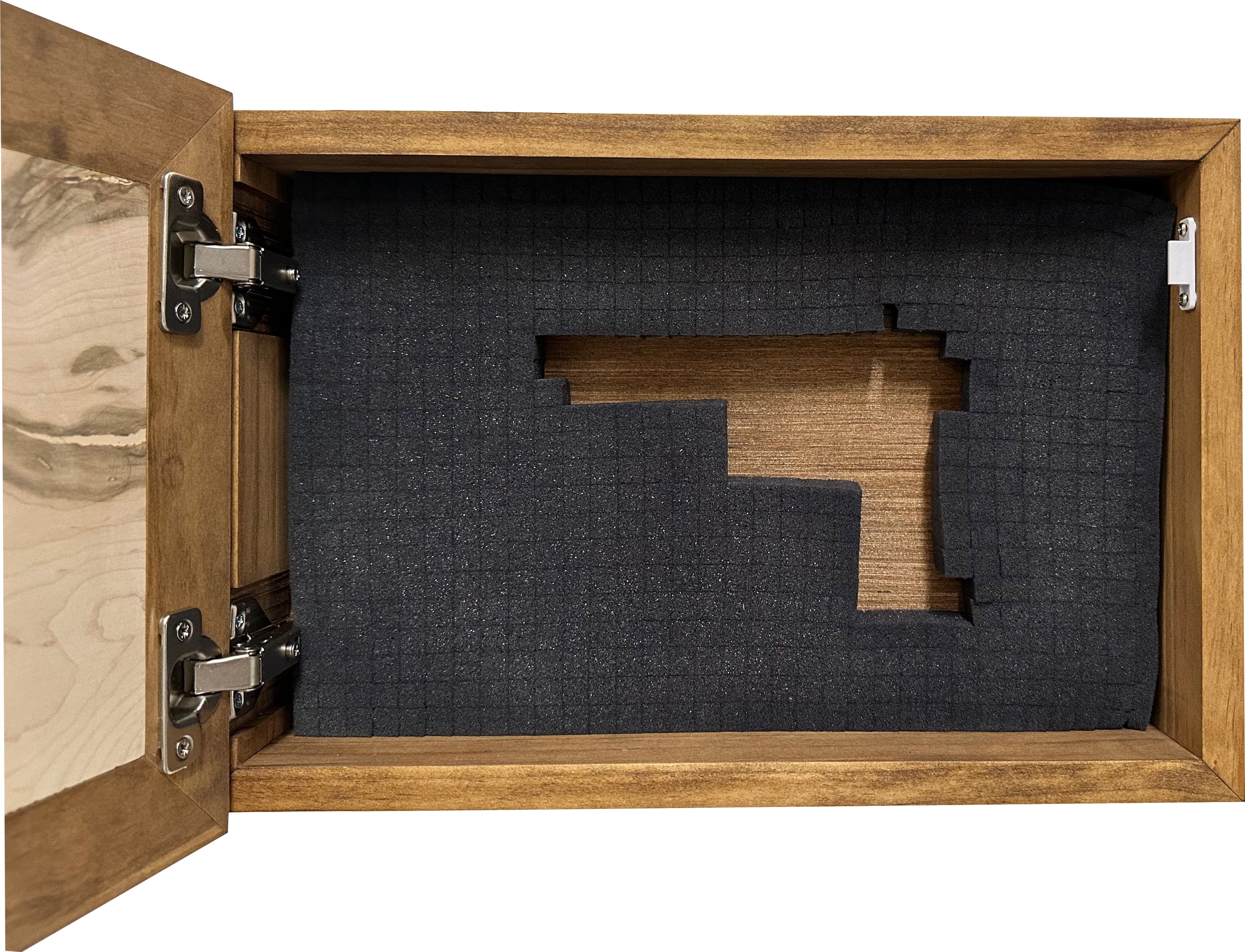 Iwo Jima Flag Raising Decorative Wall-Mounted Secure Gun Cabinet by Bellewood Designs - product image 5 for Resin Society