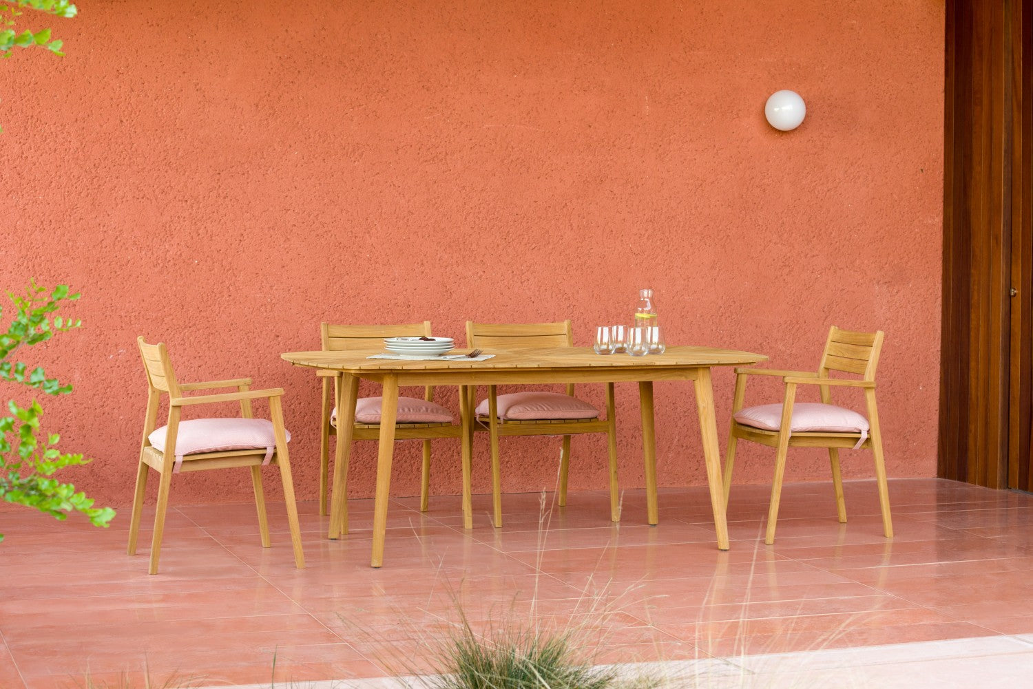 Jade Rectangular Teak Big Table by LifestyleGarden US - main product image for Resin Society