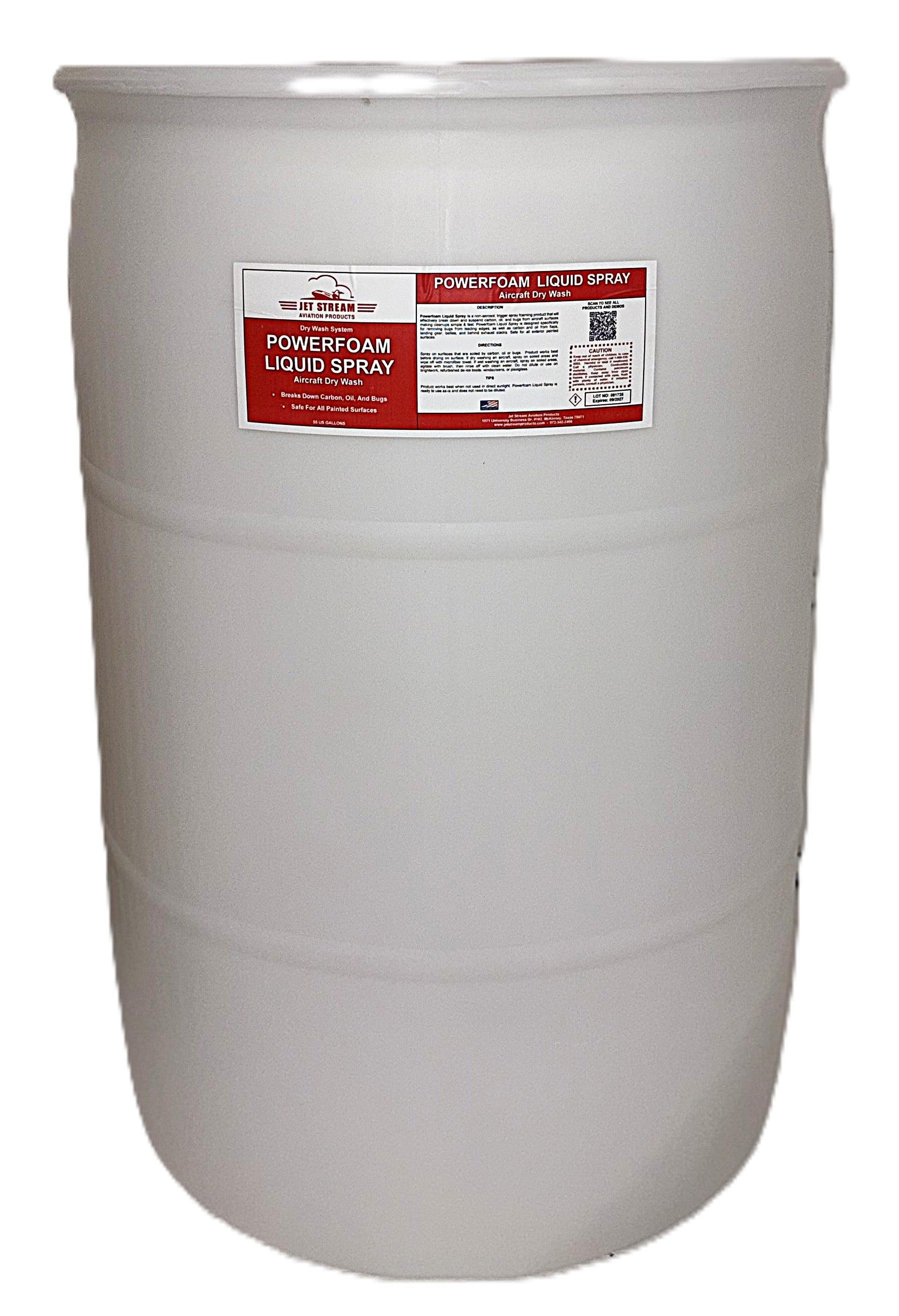 Powerfoam Liquid Spray Aircraft Dry Wash by Jet Stream Aviation Products Inc. - product image 6 for Resin Society