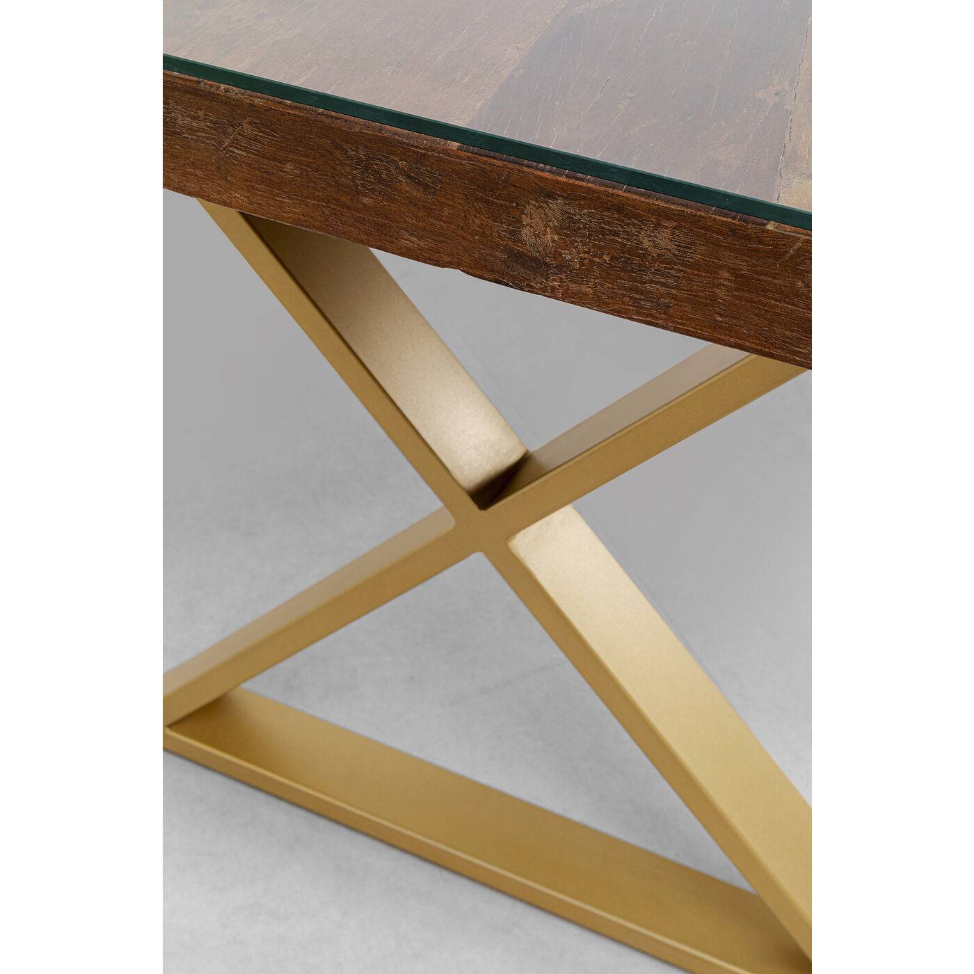 Base Tavola Cross Brass (2/Set)