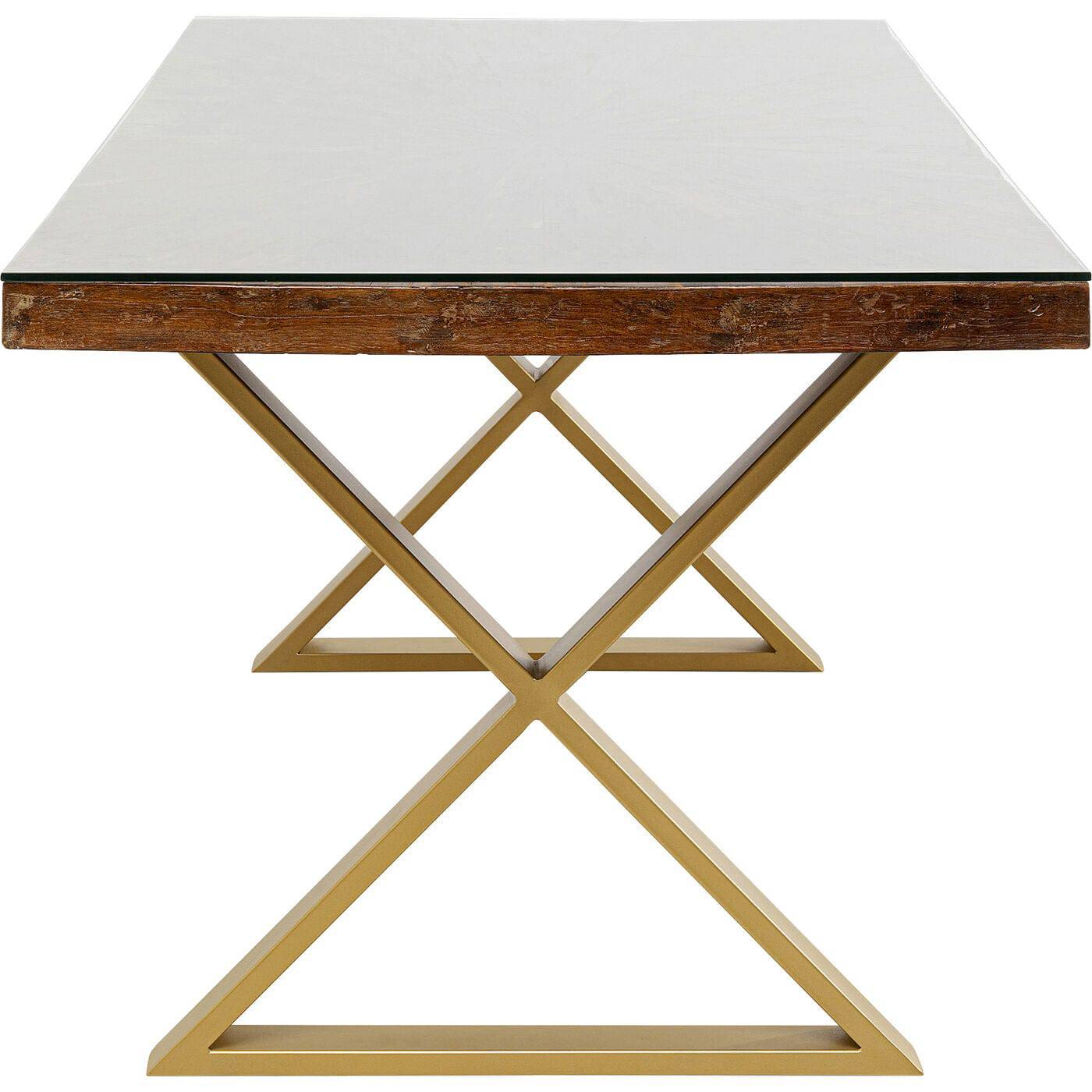 Base Tavola Cross Brass (2/Set)