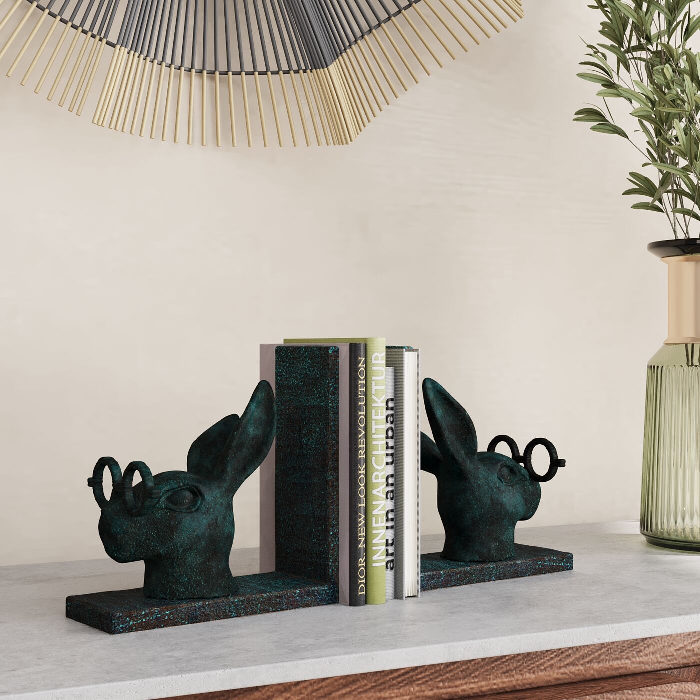 Bookend Smart Rabbit (2/Set)