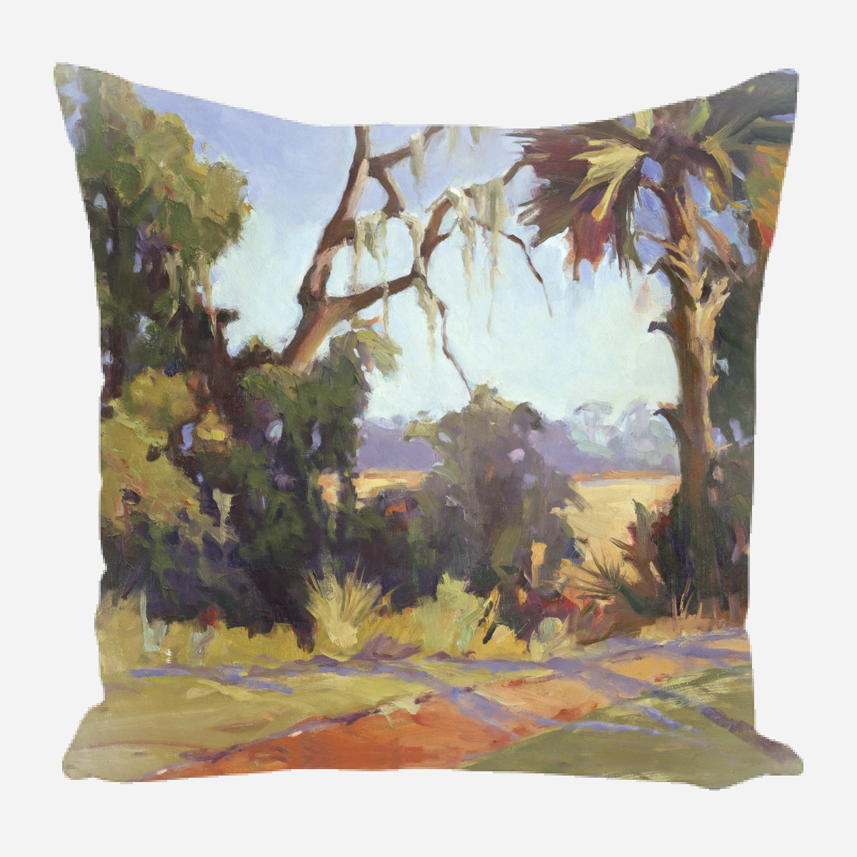 Kiawah Marsh Wetlands Pillow by John Beard Collection - main product image for Resin Society