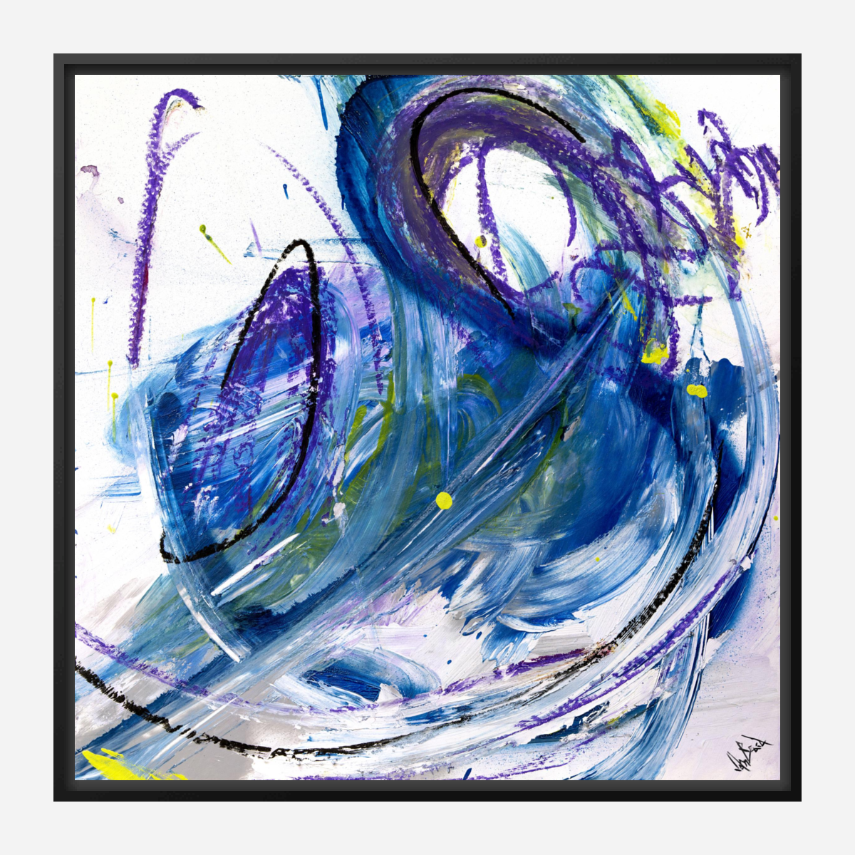 Kyanite Artist Enhanced Canvas Print by John Beard Collection - product image 7 for Resin Society