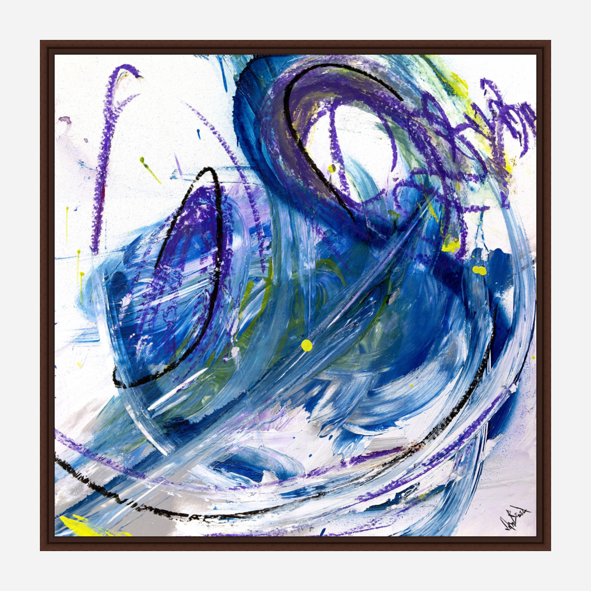 Kyanite Artist Enhanced Canvas Print by John Beard Collection - product image 8 for Resin Society