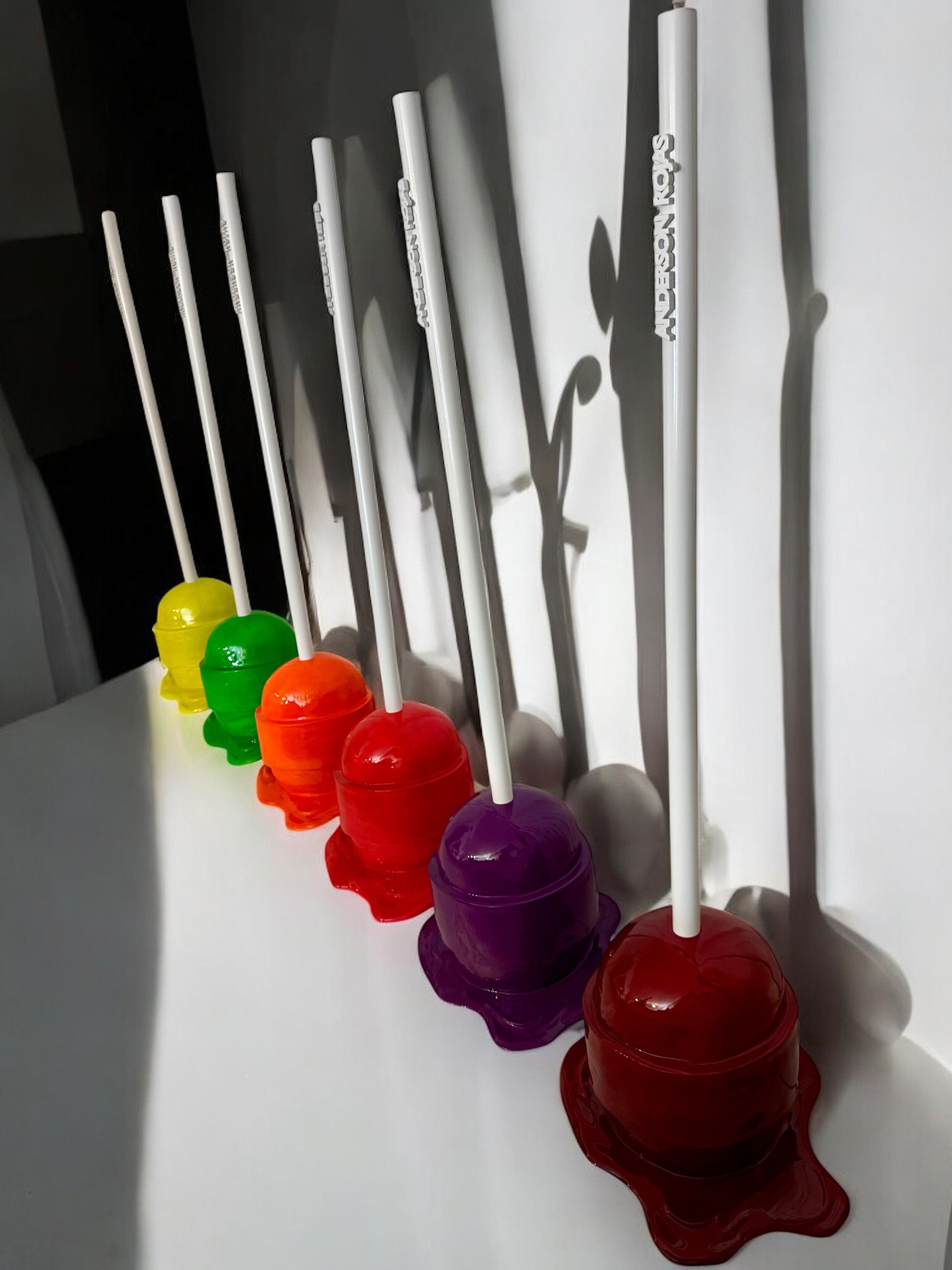 LOLLIPOPS LARGE (GREEN) LEMON