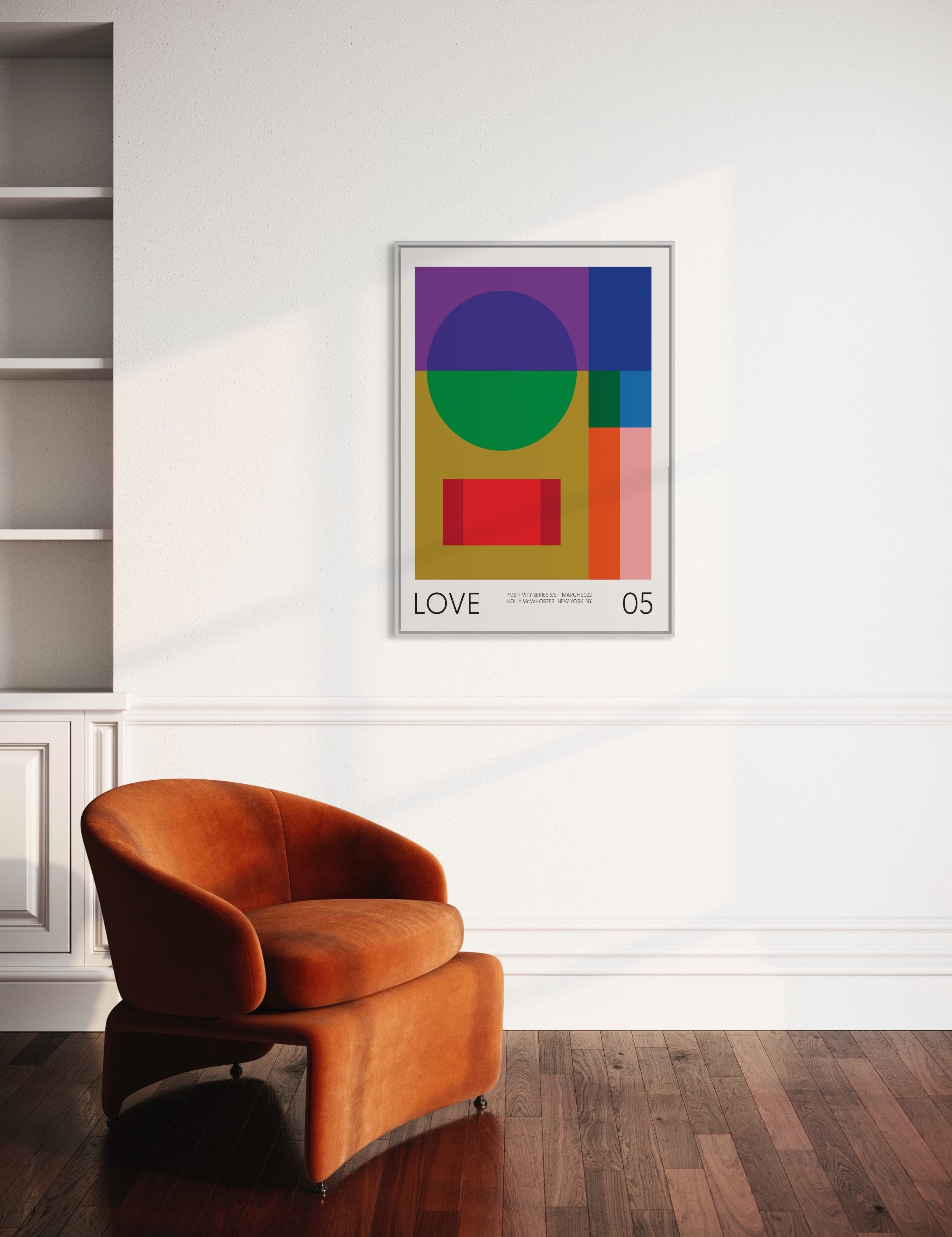 Positivity Series #5: LOVE - Fine Art Giclée Print by Holly McWhorter by Holly McWhorter Art: Paintings and Art Prints - product image 4 for Resin Society