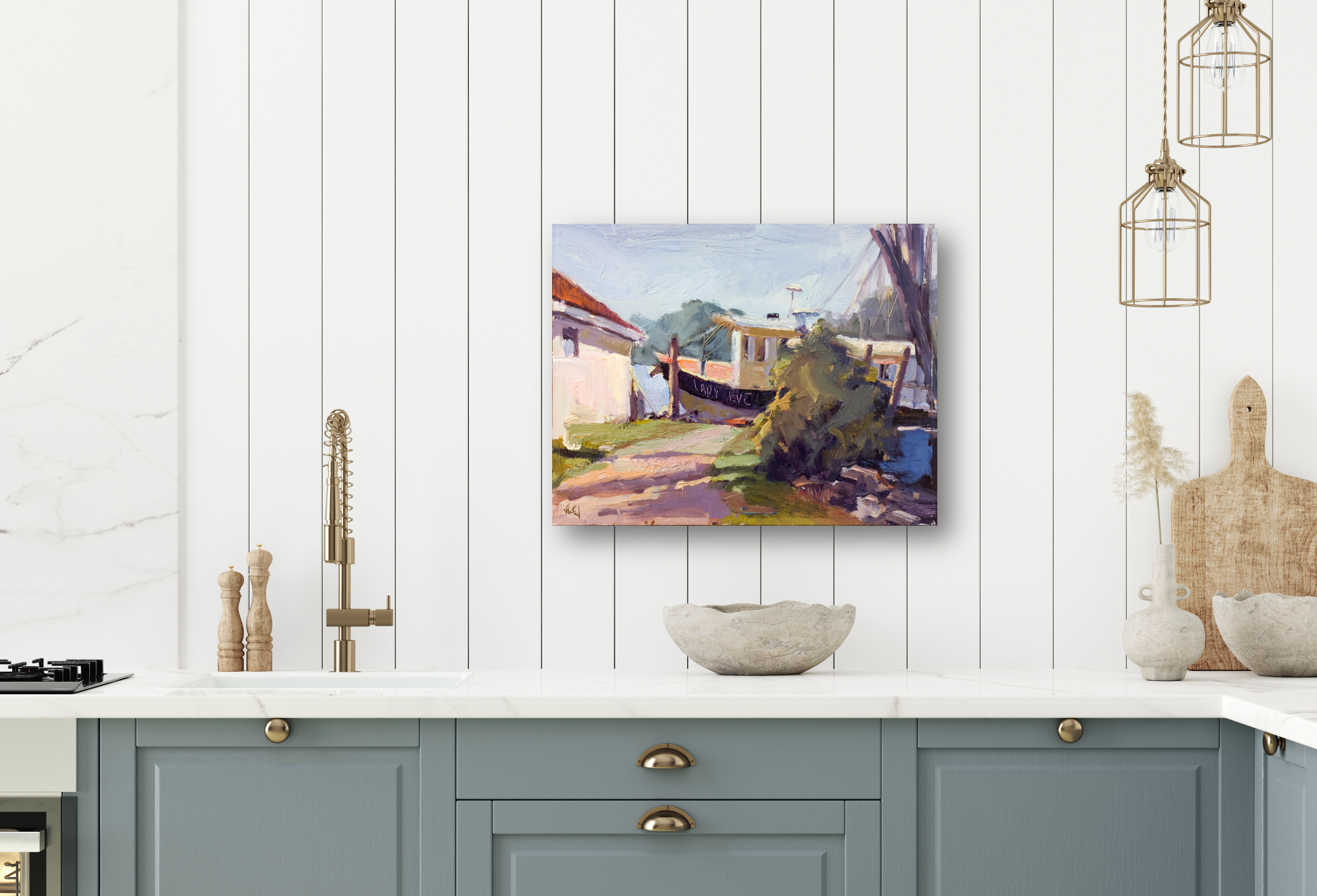Lady Eve Artist Enhanced Canvas Print by John Beard Collection - product image 3 for Resin Society
