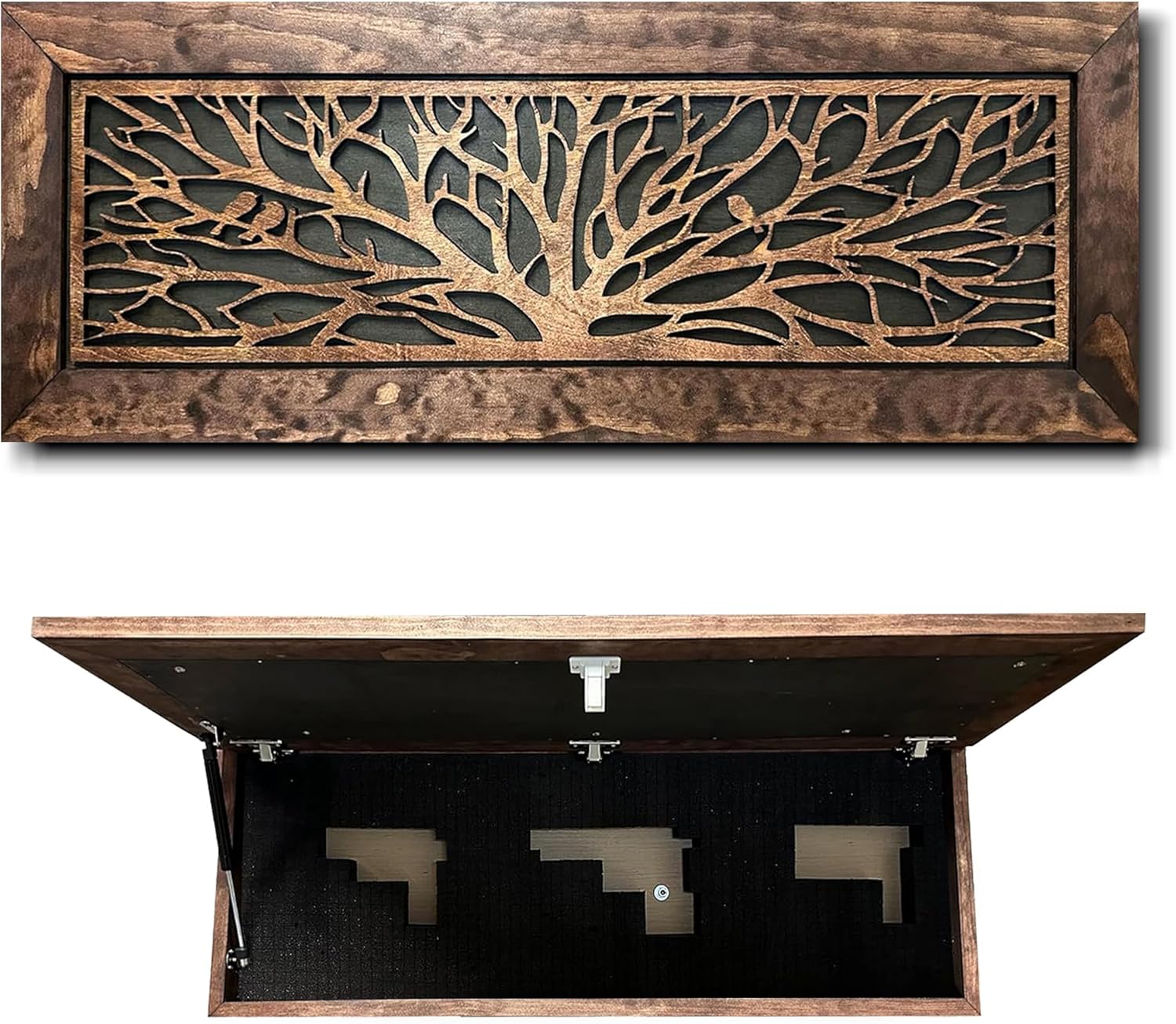 Large Birds in a Tree Gun Concealment Furniture by Bellewood Designs - main product image for Resin Society