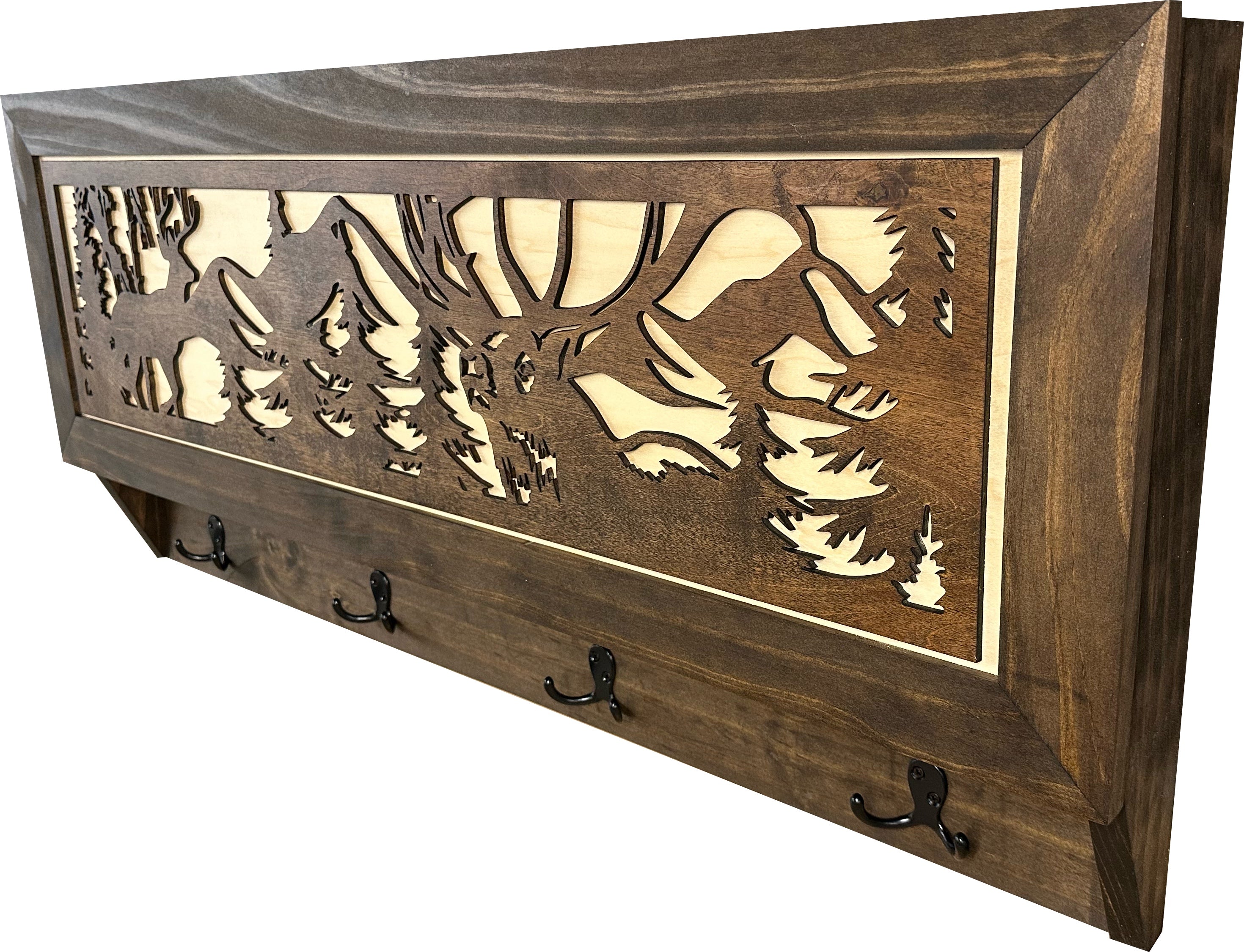 Deer Hunter Hidden Gun Storage by Bellewood Designs - product image 16 for Resin Society