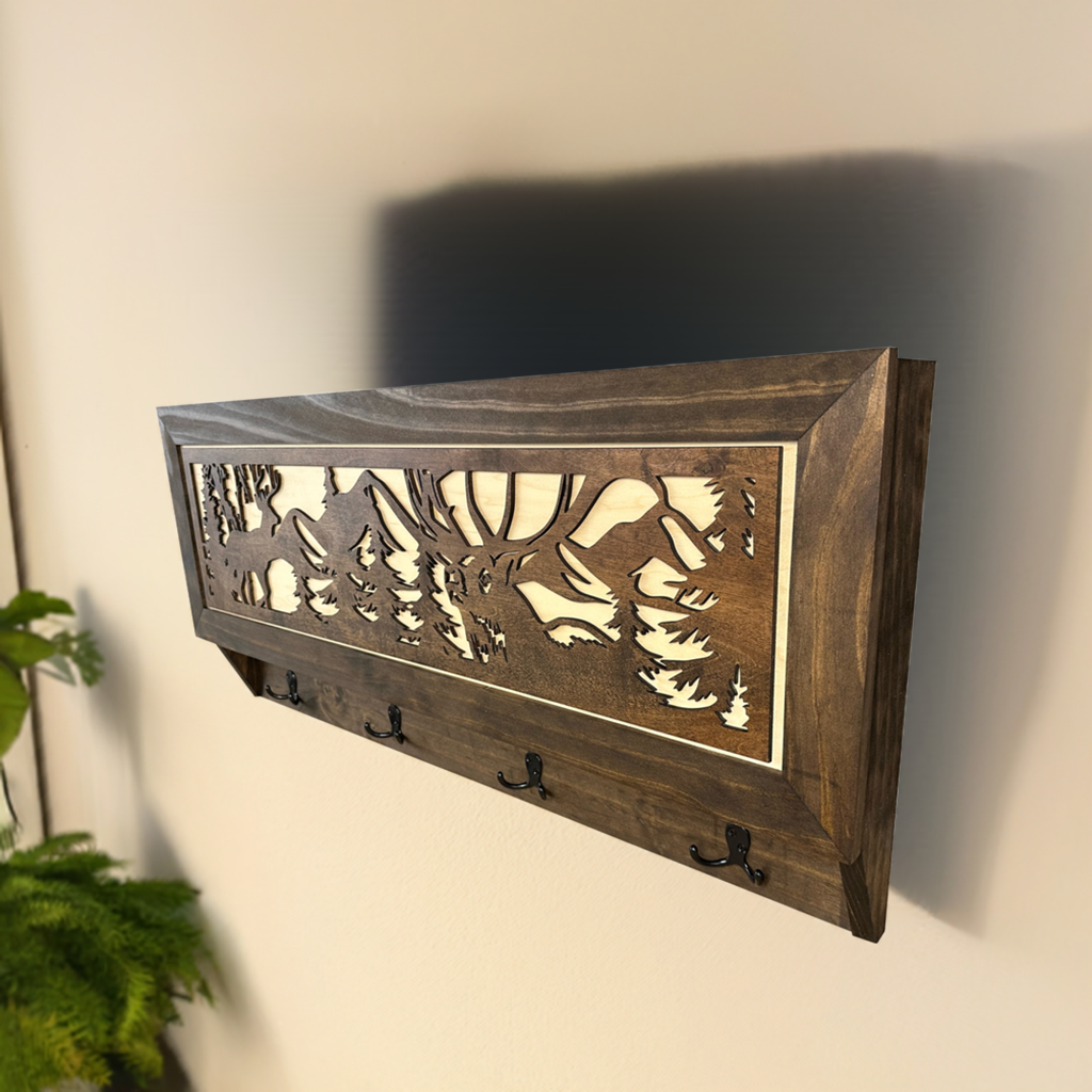 Deer Hunter Hidden Gun Storage by Bellewood Designs - product image 10 for Resin Society
