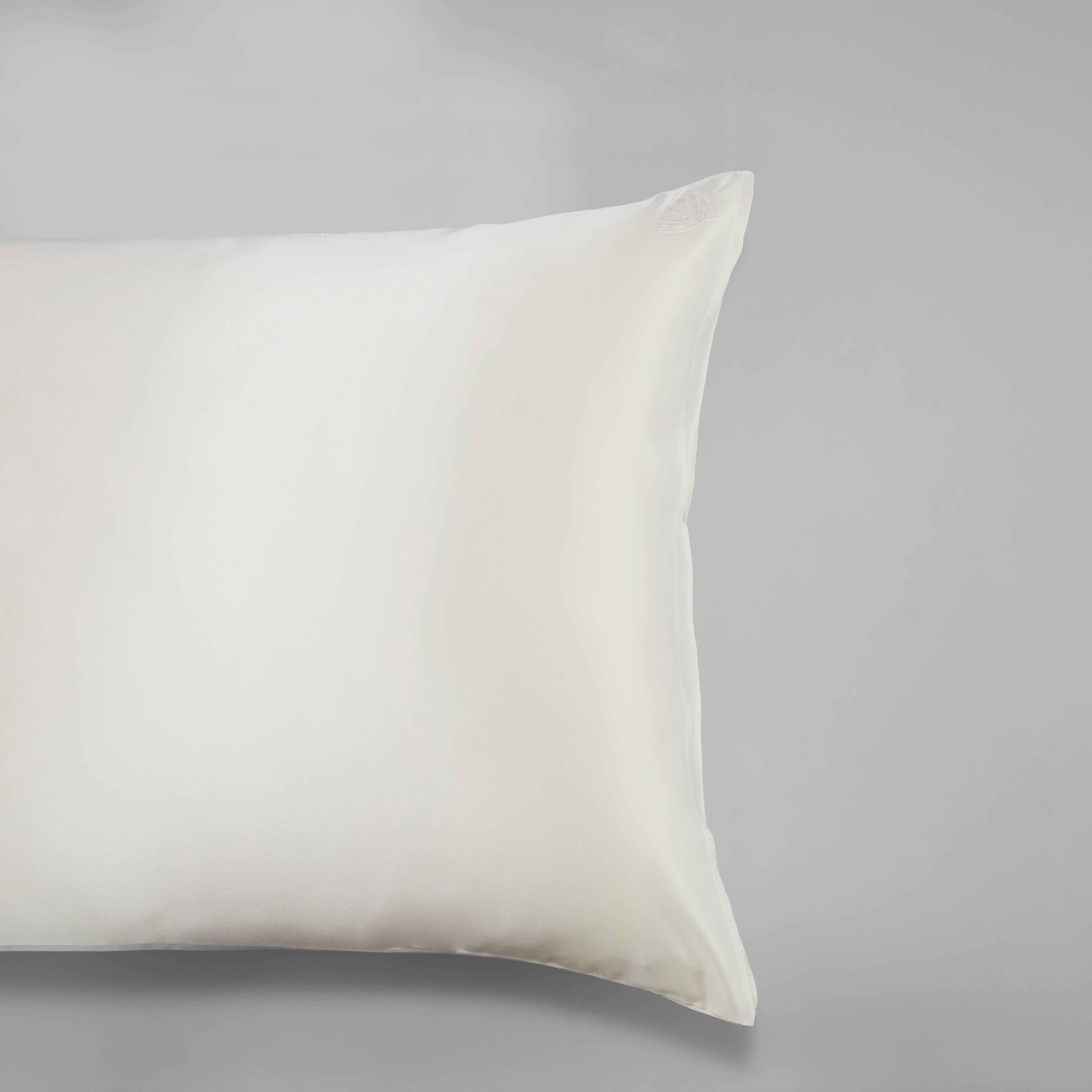 La Seta Mulberry Silk Pillowcase with Embroidery by Perle Silk - product image 7 for Resin Society