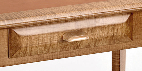 Leather Top Writing Desk by Enrico Bartolini - product image 3 for Resin Society