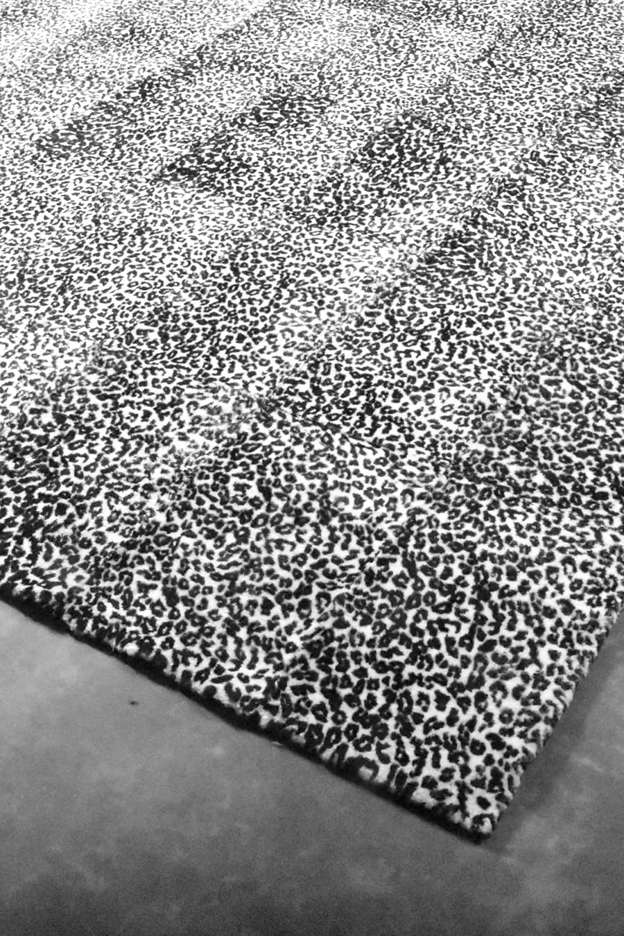 Leopard Printed – Designer Wool Rug by Homelosophy