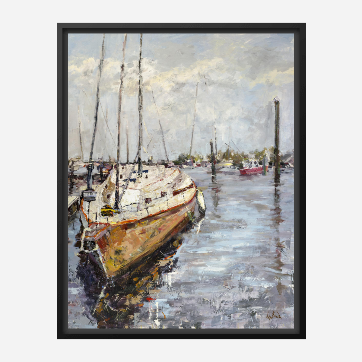 Let Go and Sail Artist Enhanced Canvas Print by John Beard Collection - product image 10 for Resin Society