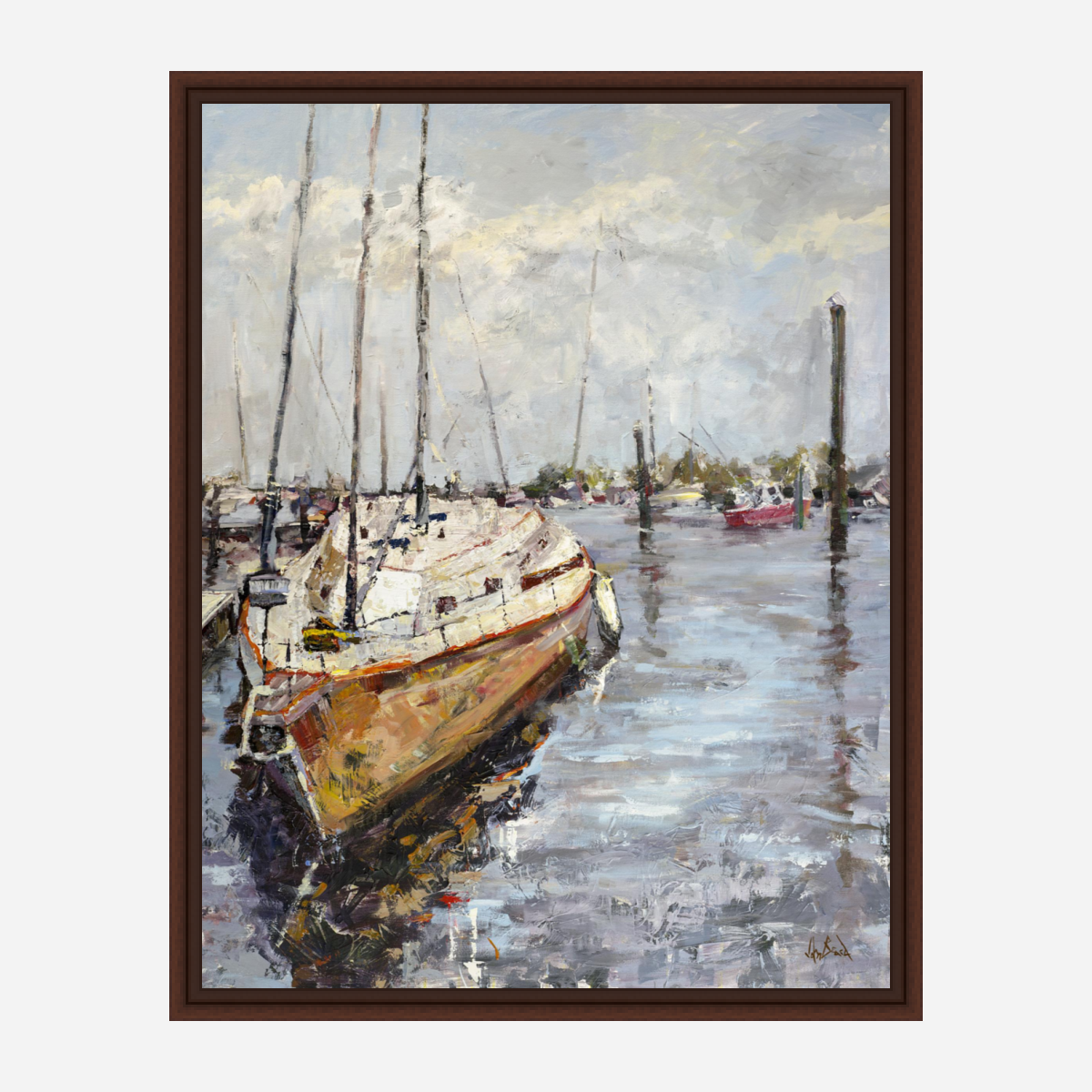 Let Go and Sail Artist Enhanced Canvas Print by John Beard Collection - product image 8 for Resin Society