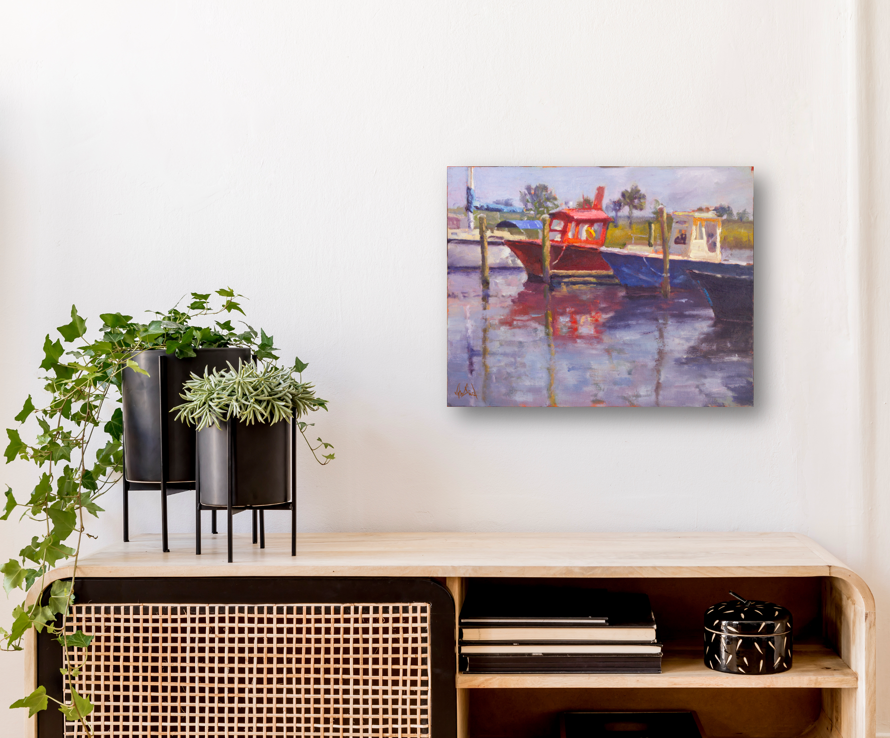 Lil' Red Artist Enhanced Canvas Print by John Beard Collection - product image 4 for Resin Society