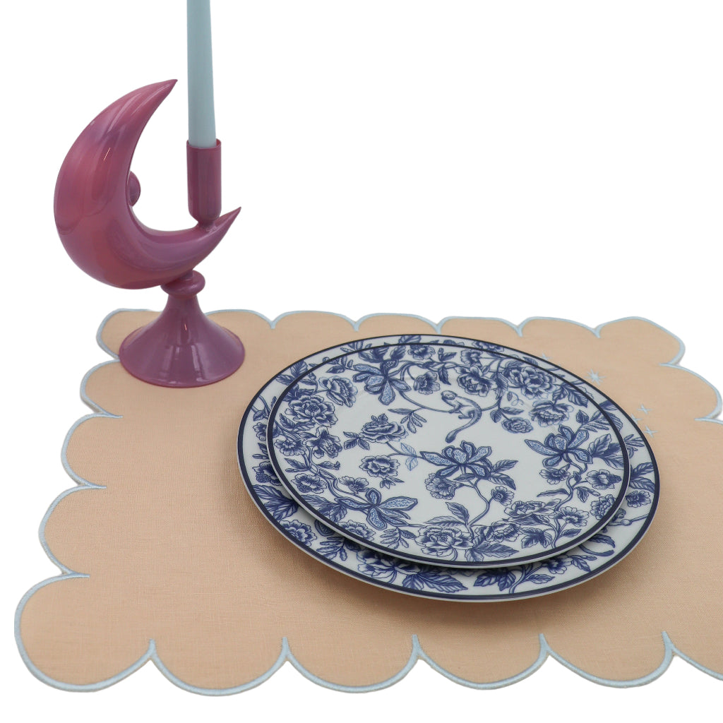 Lilac Crescent Moon Candle Holder - Case of 12 Candle Holders