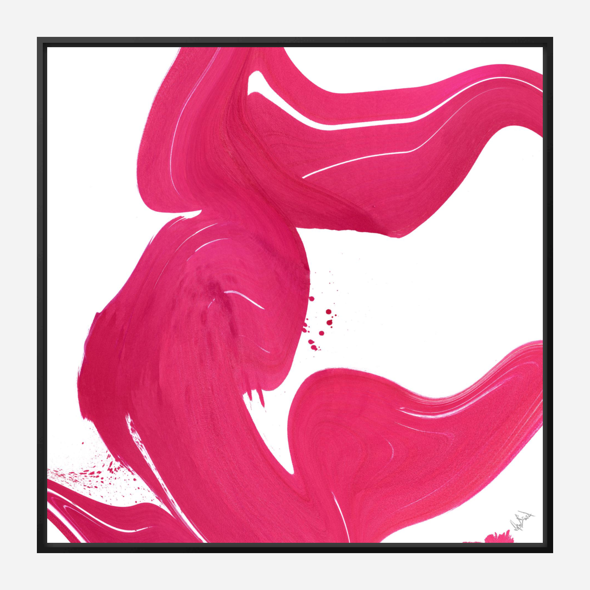 Lipstick Artist Enhanced Canvas Print by John Beard Collection - product image 5 for Resin Society