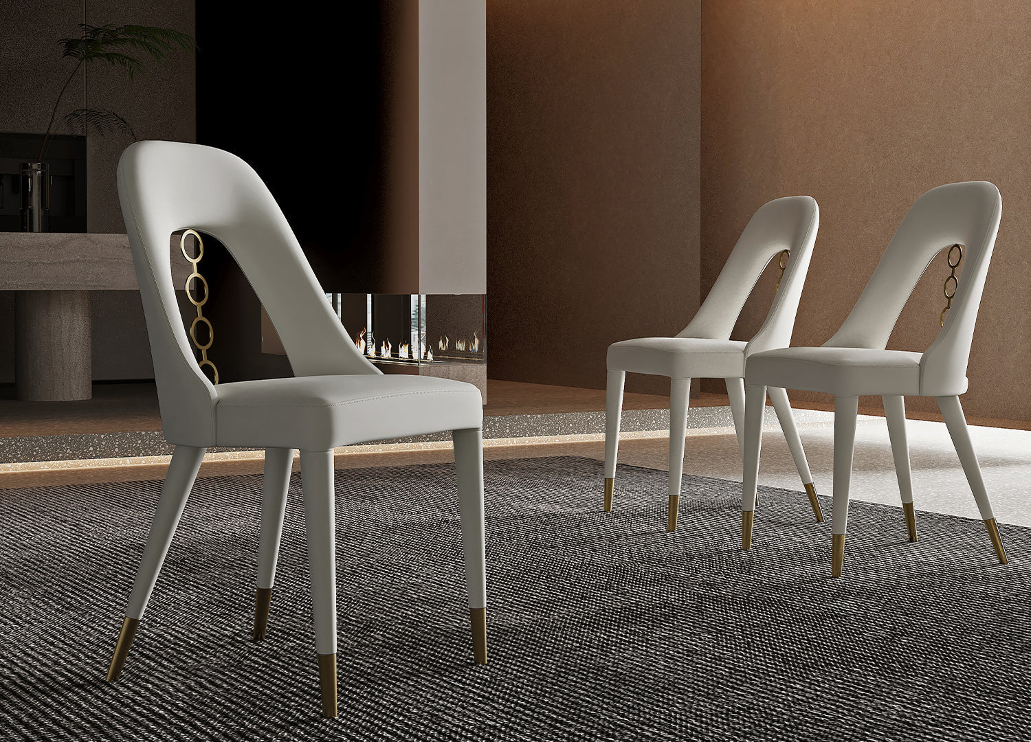 Liza Dining Chair Set of 2 detail image - Resin Society