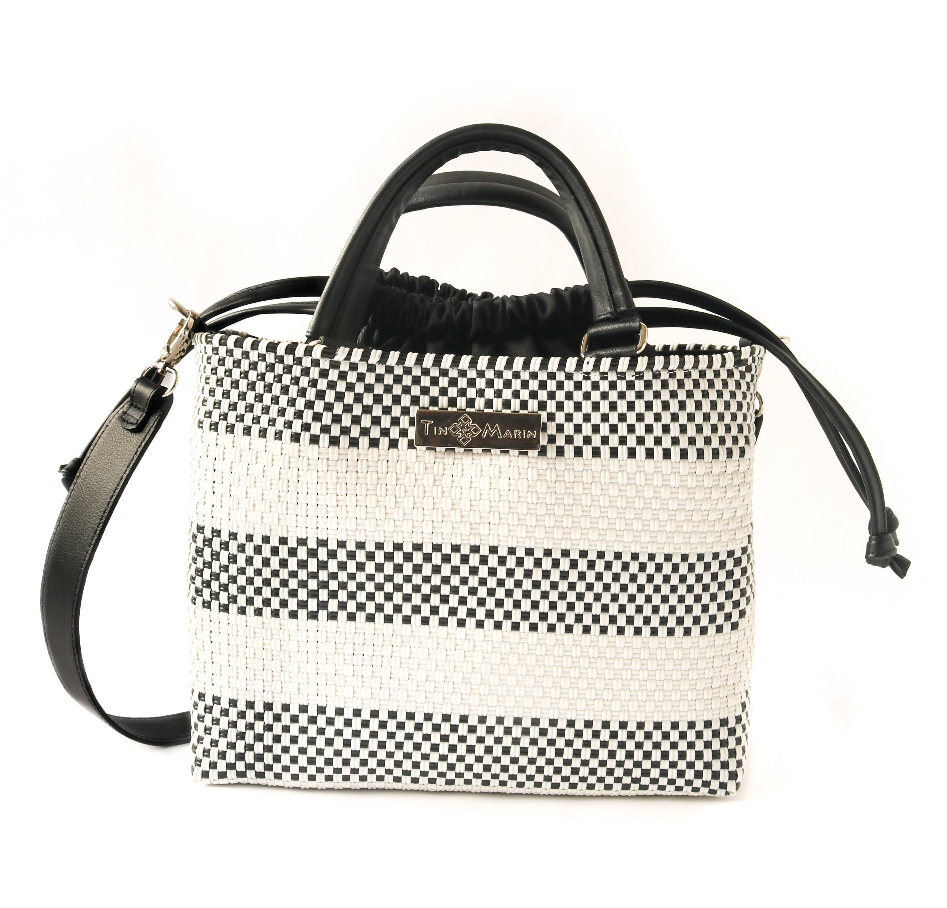Lolo Medium Woven Crossbody Drawstring Bag by Tin Marin Brand - product image 2 for Resin Society