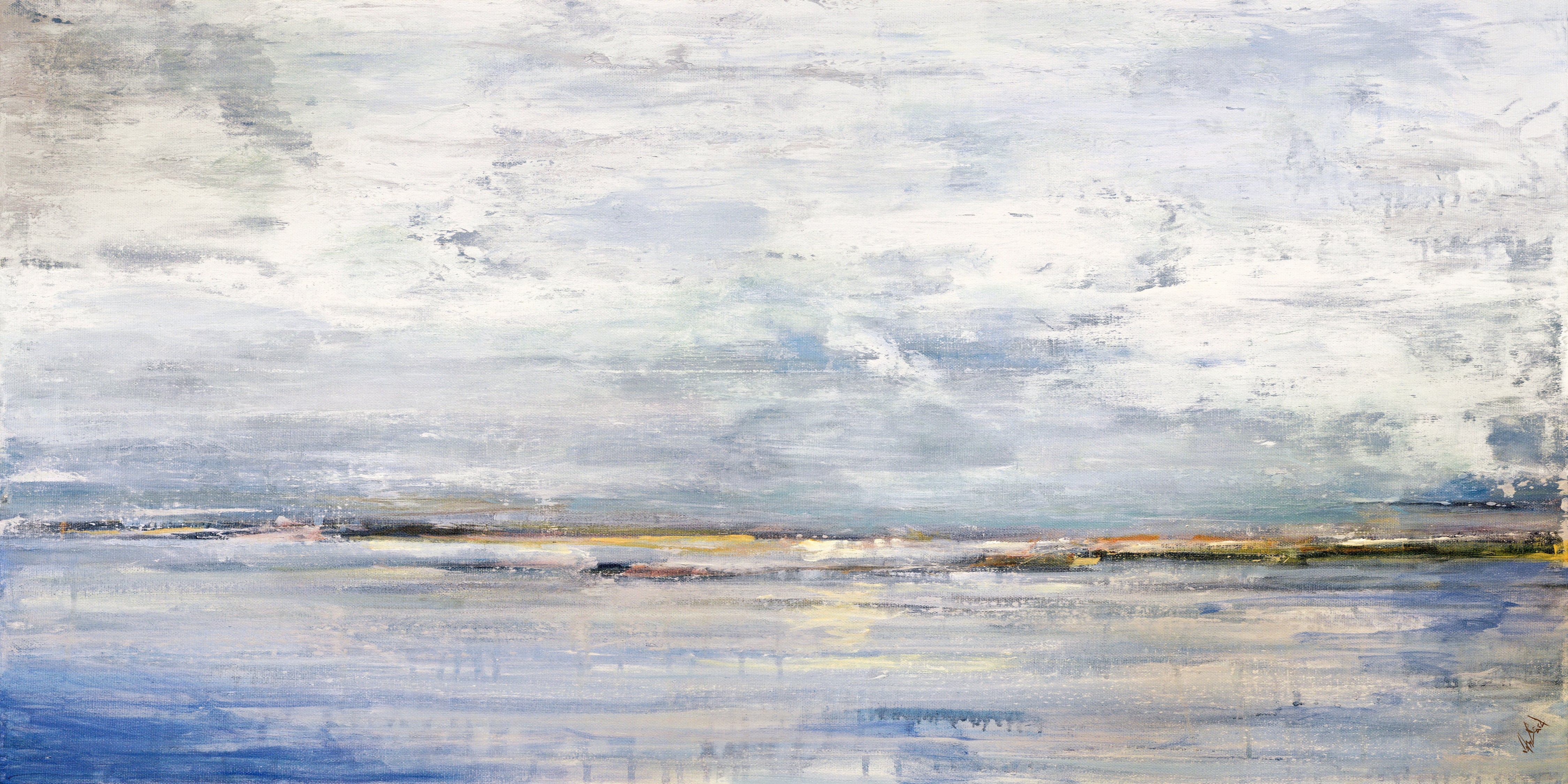 Long Voyage Artist Enhanced Canvas Print by John Beard Collection - main product image for Resin Society