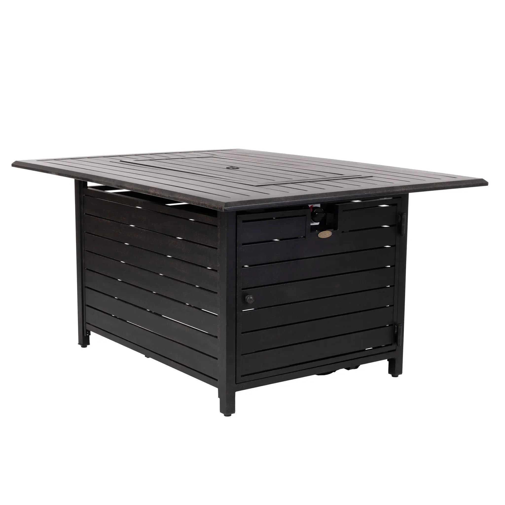 Longmont 48" Rectangular Aluminum Convertible Gas Fire Pit Table by Fire Sense/Balkene Home - main product image for Resin Society