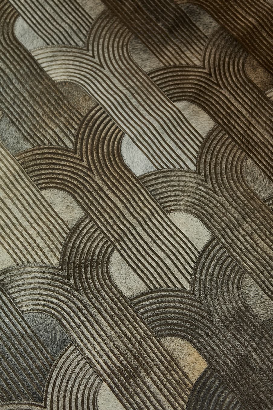 Loop Lasered - Custom Cowhide Rug by Homelosophy