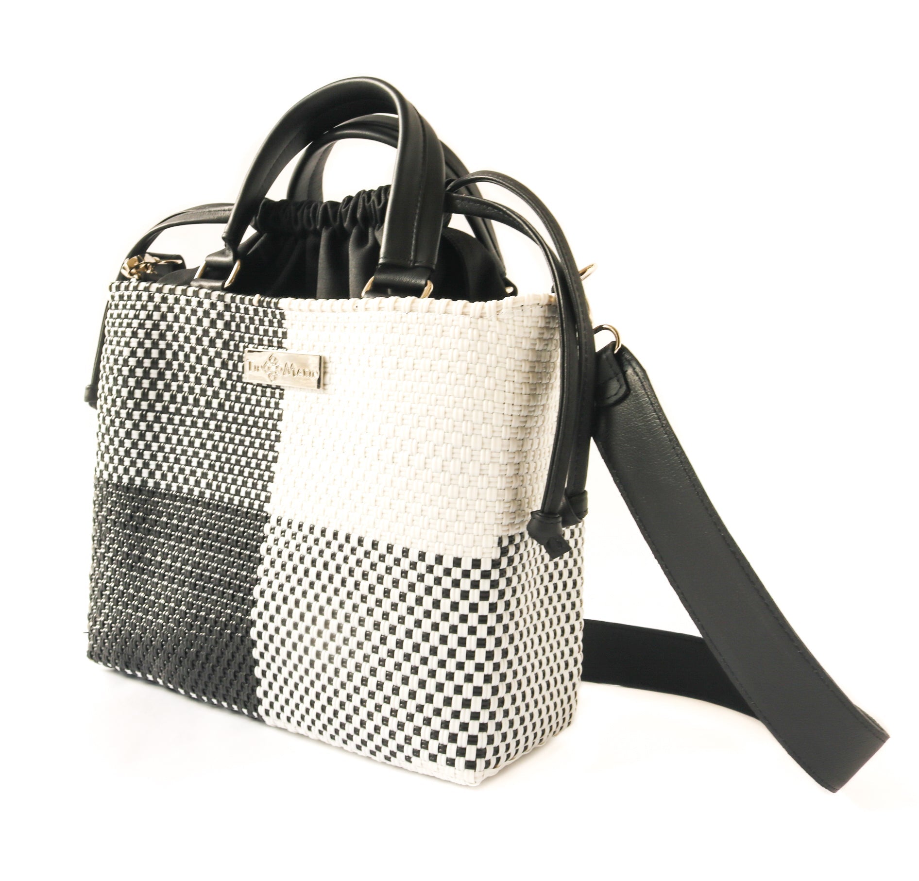 Lucy Medium Woven Crossbody Drawstring Bag by Tin Marin Brand - product image 4 for Resin Society