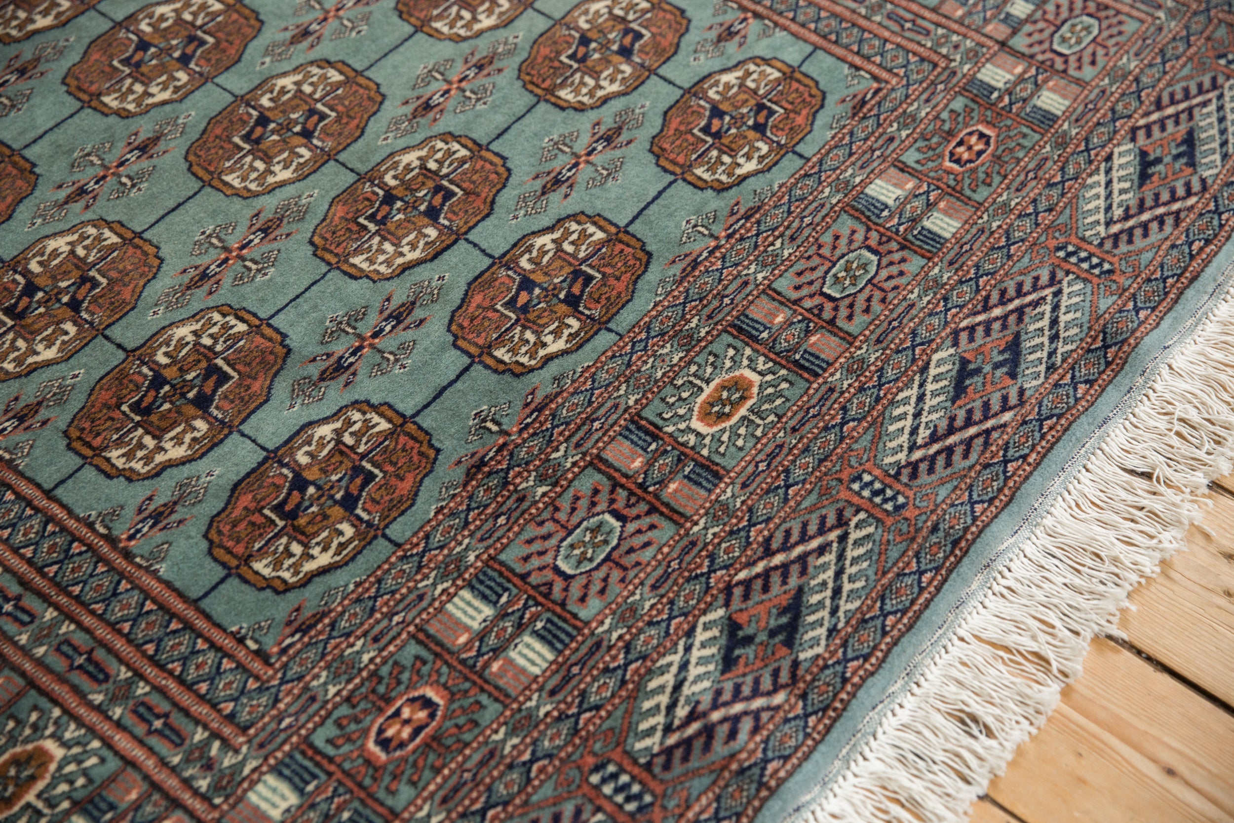 4x4.5 Vintage Fine Bokhara Square Rug by Old New House® - product image 4 for Resin Society