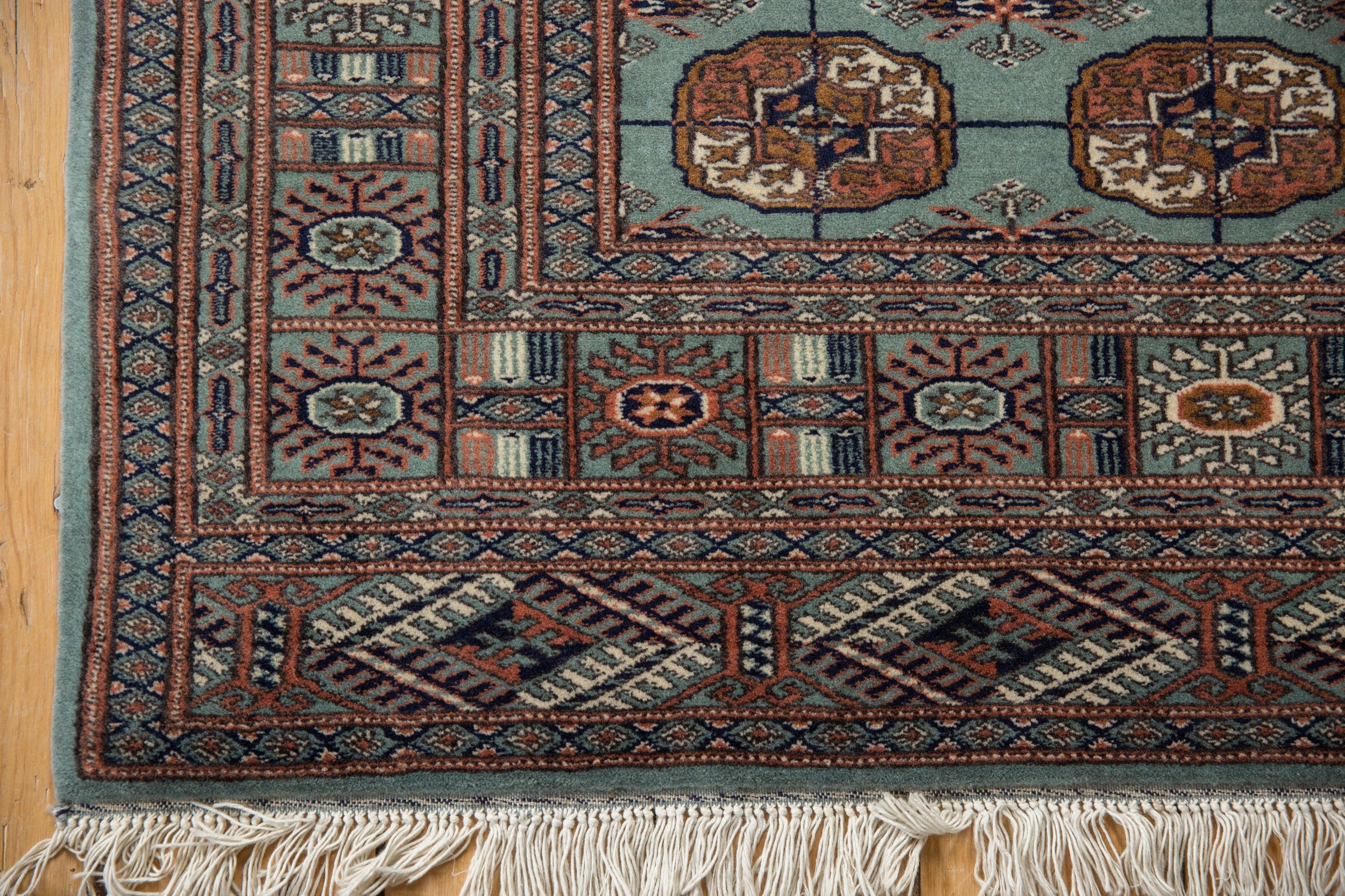 4x4.5 Vintage Fine Bokhara Square Rug by Old New House® - product image 7 for Resin Society
